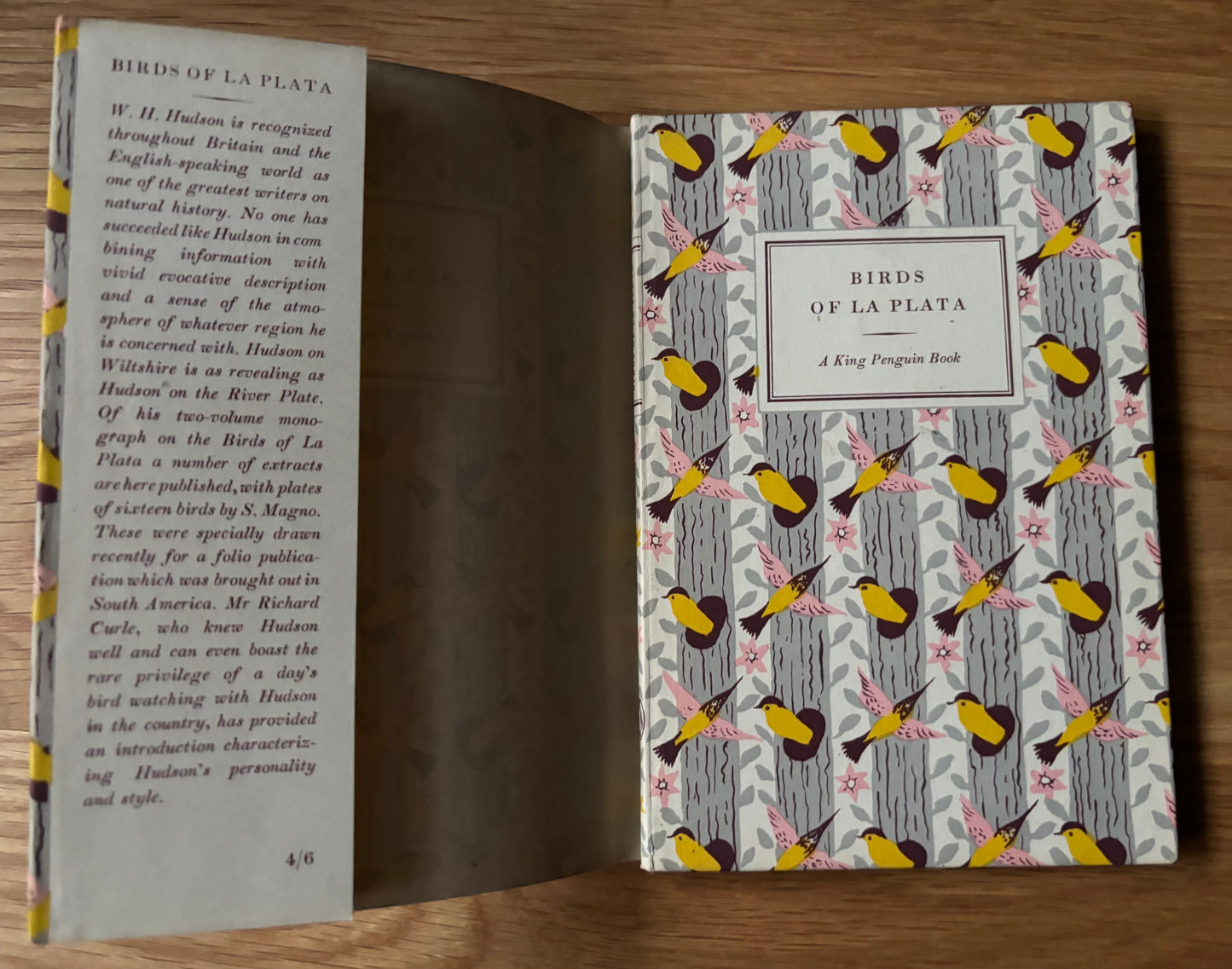 Sarah Nechamkin BIRDS OF LA PLATA King Penguin Book DJ 1952 W H Hudson