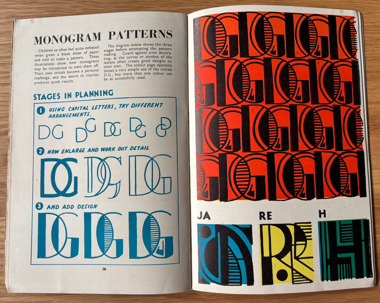 1950 ART AND CRAFT Patterns MAGAZINE CHILD EDUCATION May Design