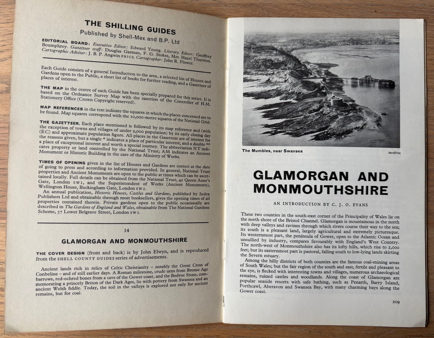 John Elwyn GLAMORGAN & MONMOUTHSHIRE SHELL SHILLING GUIDE 1963 Illustrated