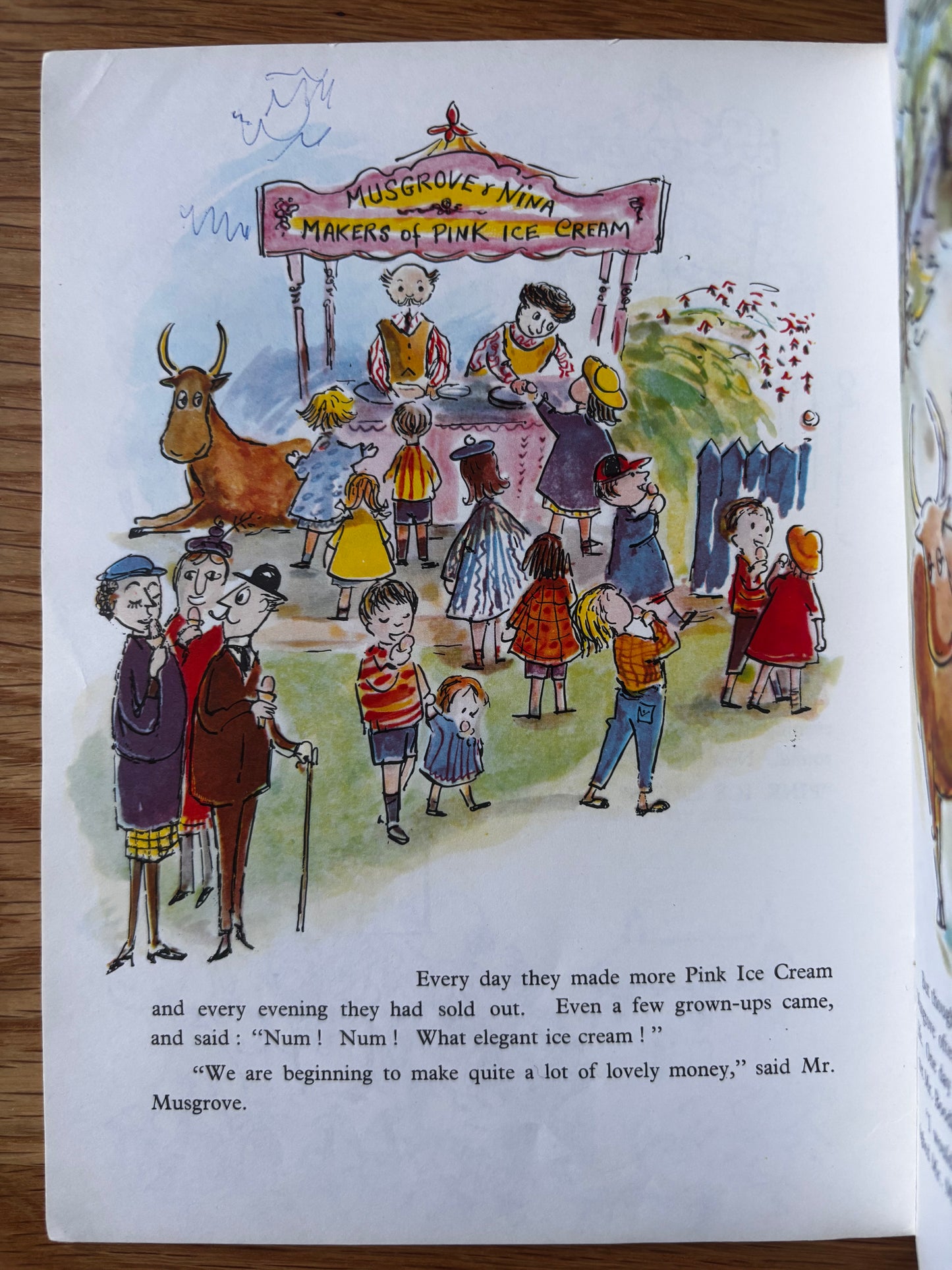 Violet H Drummond THE FLYING POSTMAN 1973 PB Pan Books ILLUS V H COW TALE