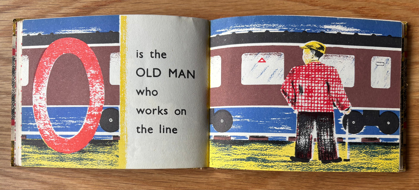1940s Jack Townend A RAILWAY ABC 1st Ed HB ILLUSTRATED Faber & Faber