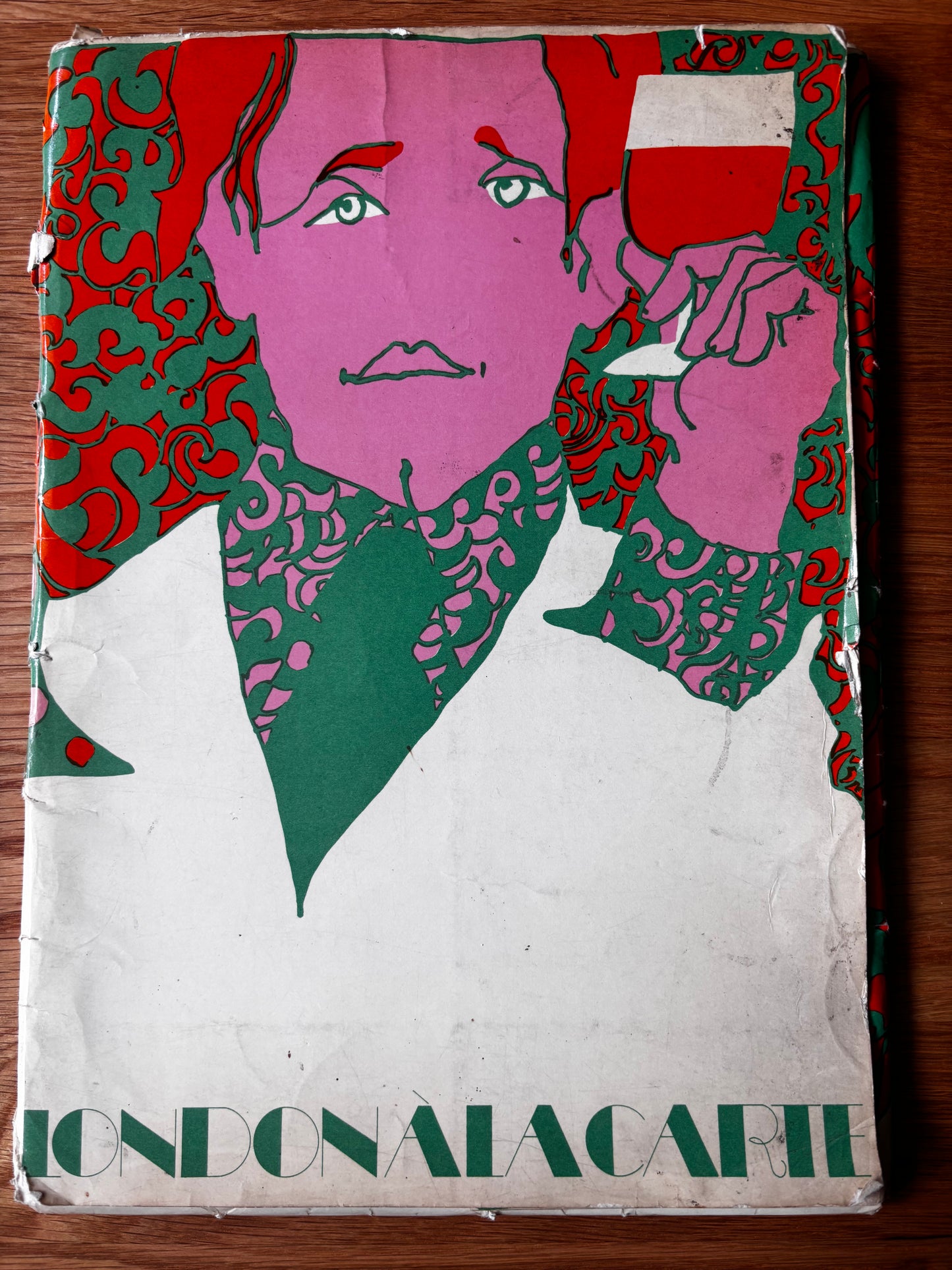 LONDON A LA CARTE 1st Habitat Facsimile Menus Conran Design 1970’s Charles Campbell
