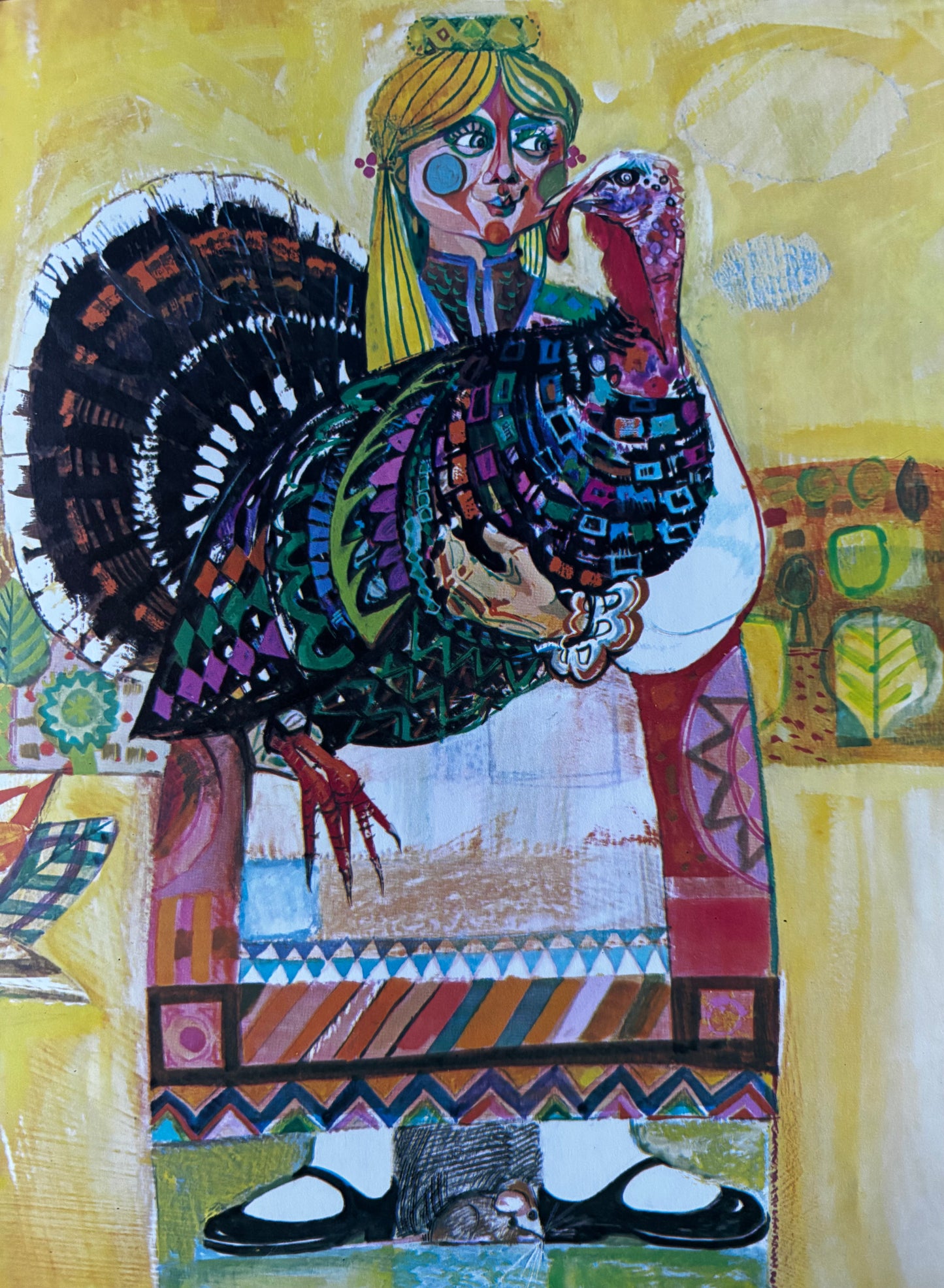 Trevor Stubley MOTHER GOOSE ABROAD 1st DJ HB 1974 Nicholas Tucker Signed Nursery Rhymes