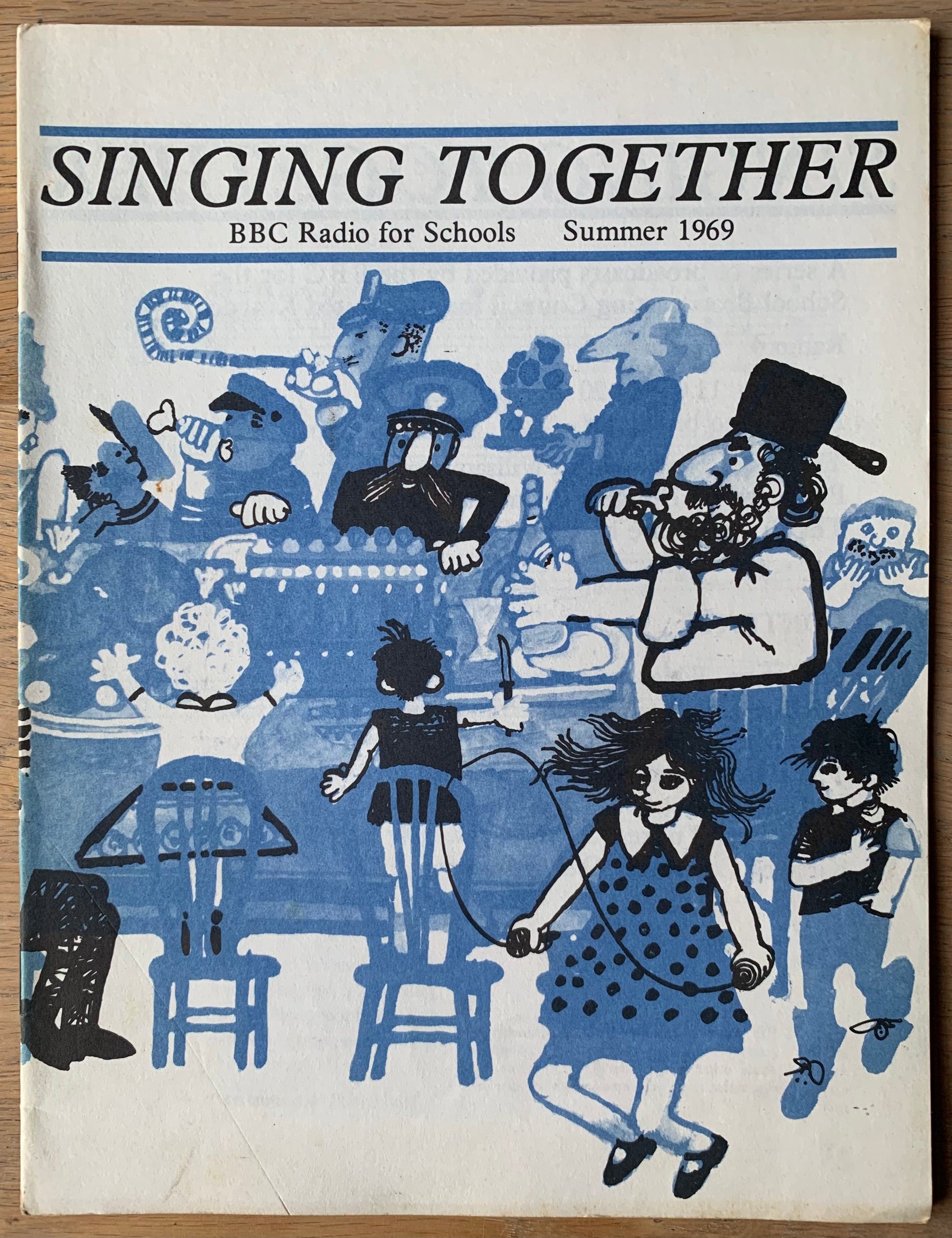 Dyke John SINGING TOGETHER 1969 BBC Radio For Schools - transpontinebooks