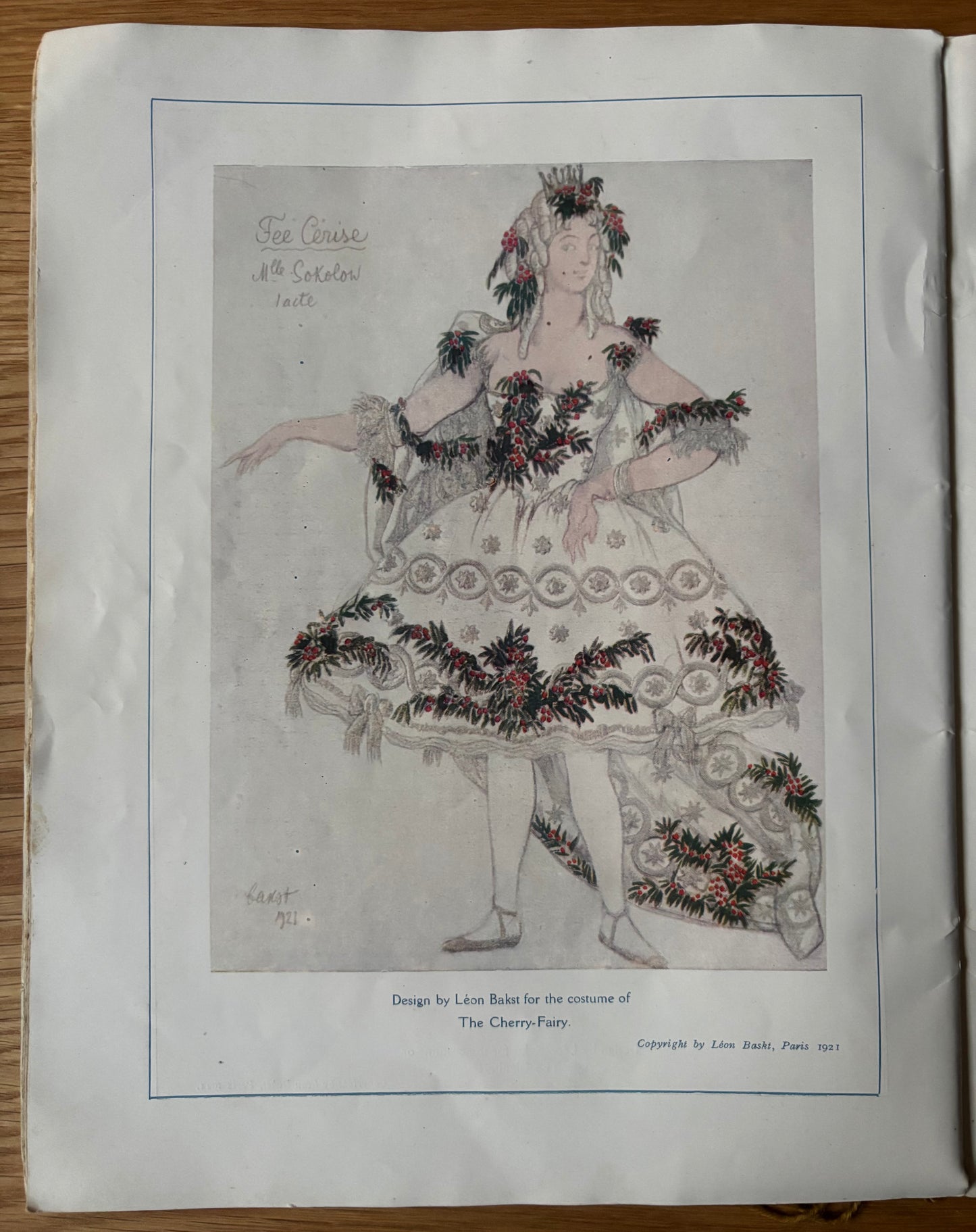 1920's LEON BAKST SLEEPING BEAUTY Ballet Programme 1921 ALHAMBRA THEATRE BEAUTY London