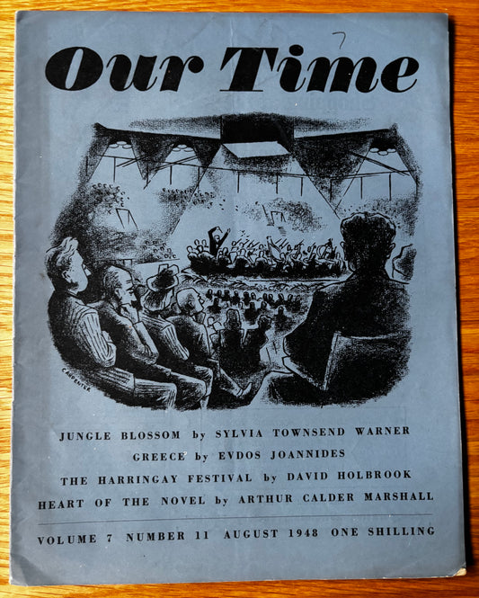 Pat Carpenter OUR TIME Magazine August 1946 Sylvia Townsend Warner Haringey Festival