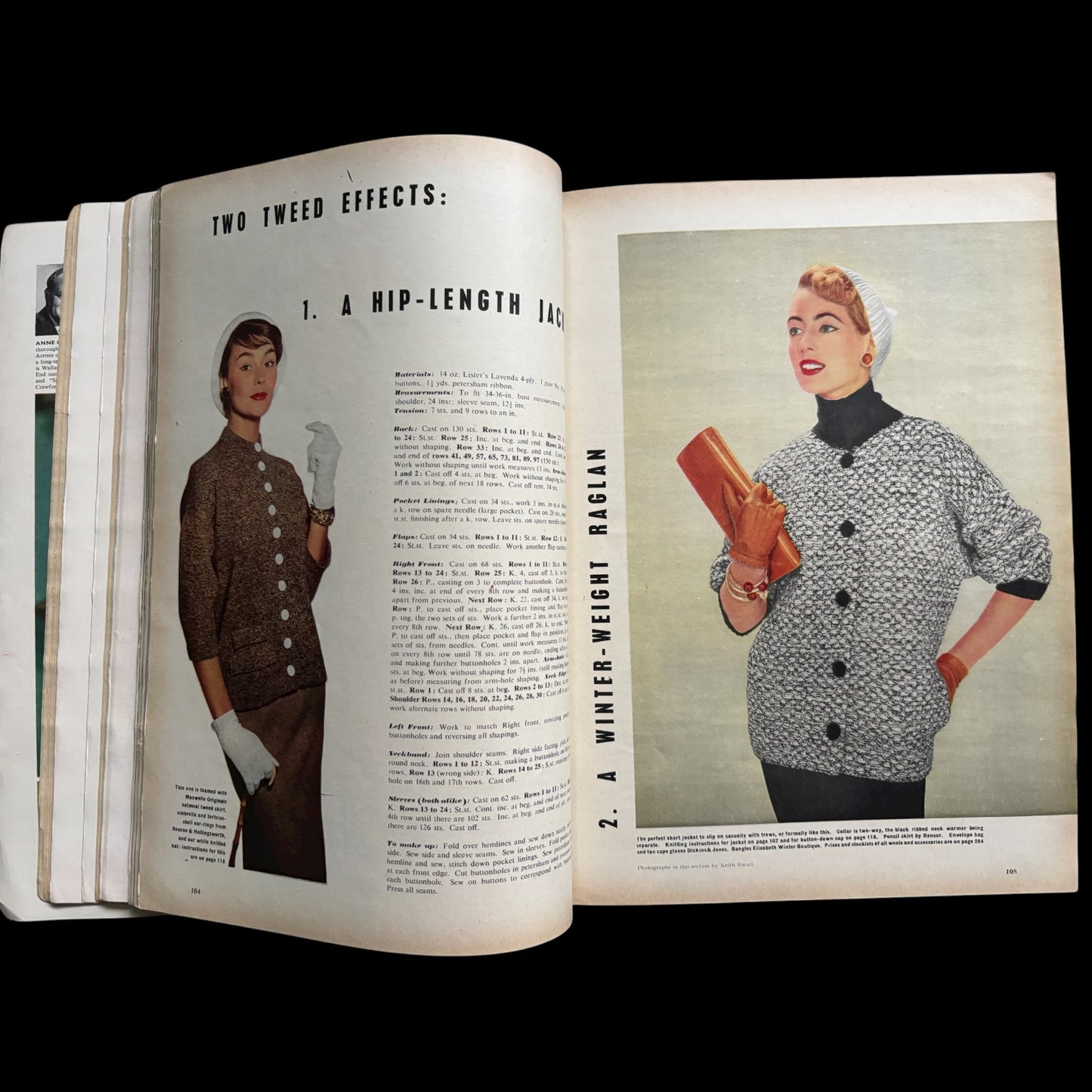 GOOD HOUSEKEEPING Magazine OCTOBER 1955 Illustrated KNITTING PATTERNS CLOTHES Recipes Ads