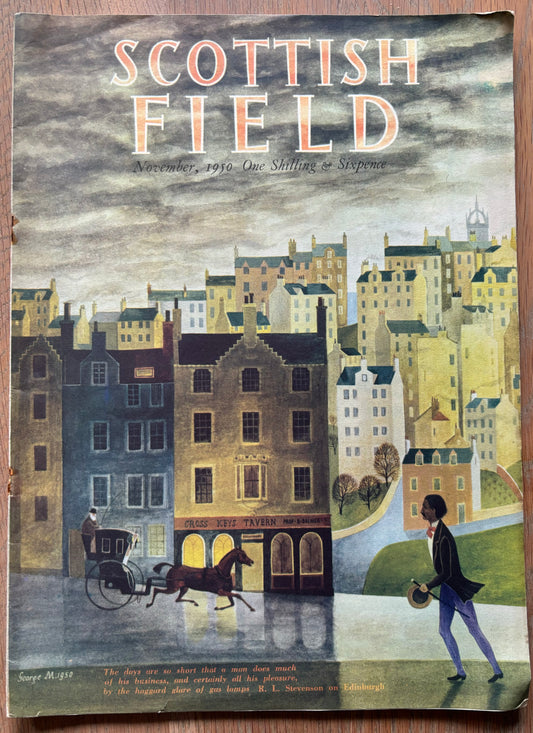 SCOTTISH FIELD MAGAZINE November 1950 George Mackie - transpontinebooks