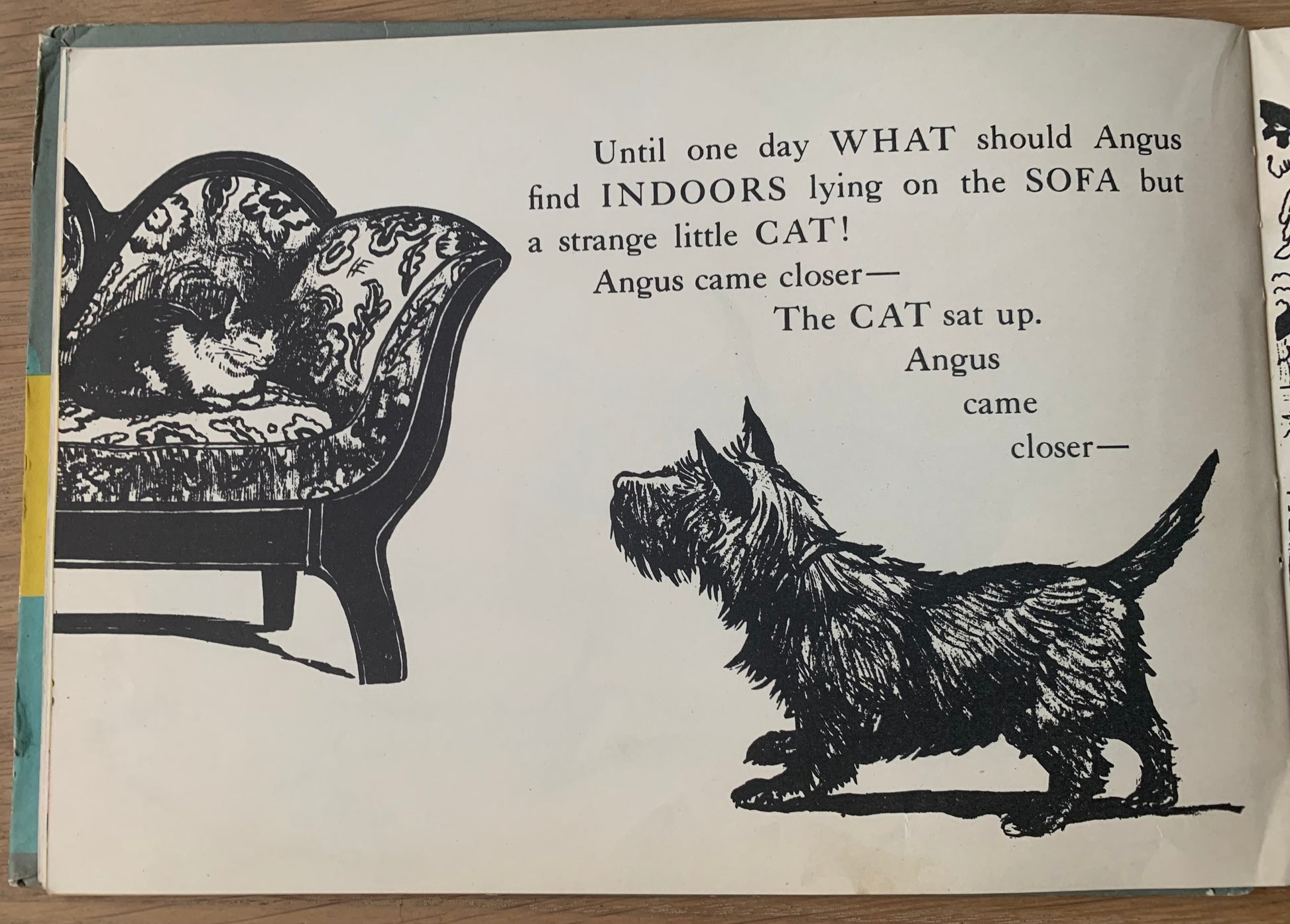 Marjorie Flack ANGUS AND THE CAT 1939 3rd Ed SCOTTIE DOG STORY - transpontinebooks