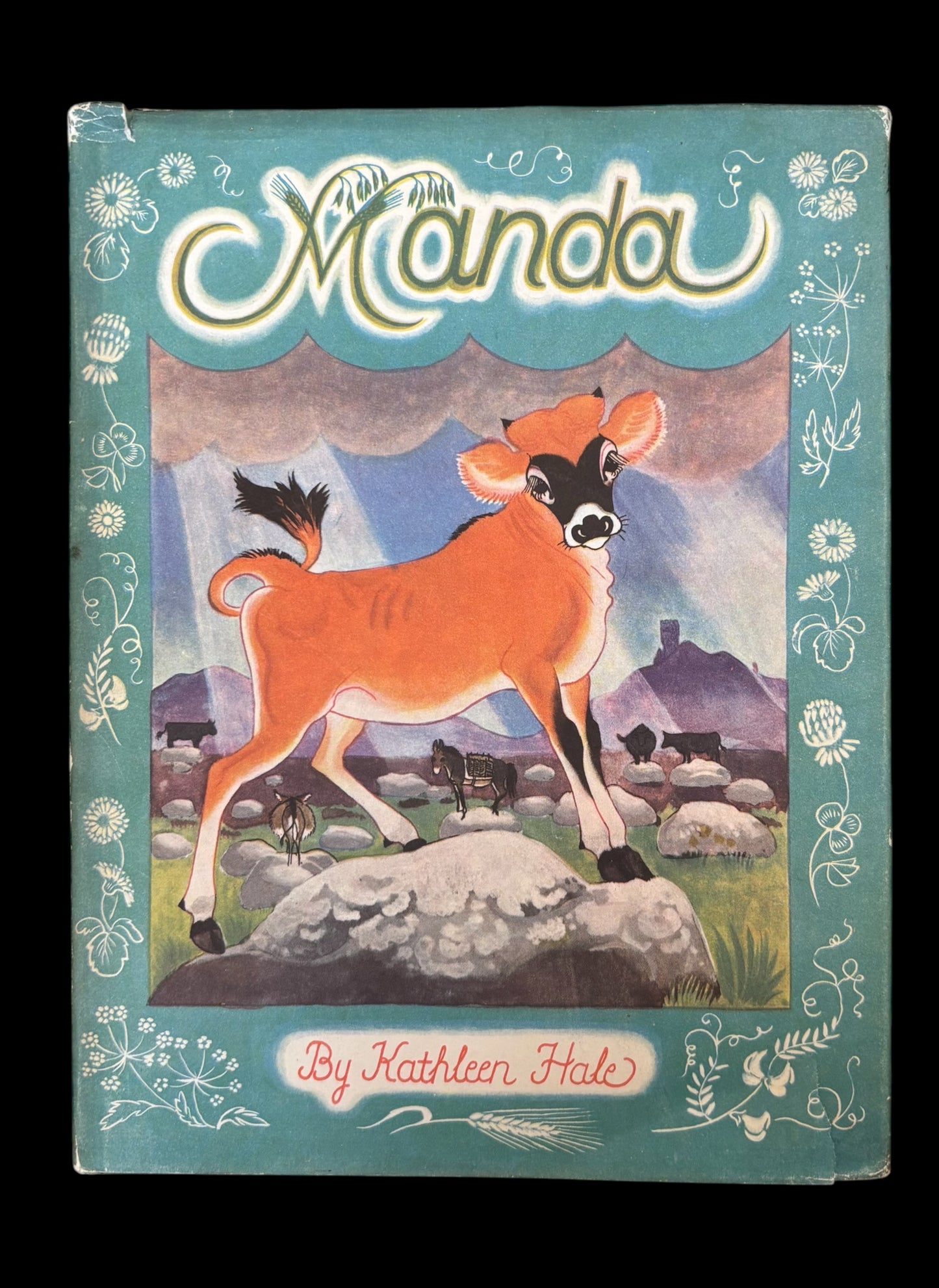 Kathleen Hale MANDA 1957 HB DJ John Murray COW STORY