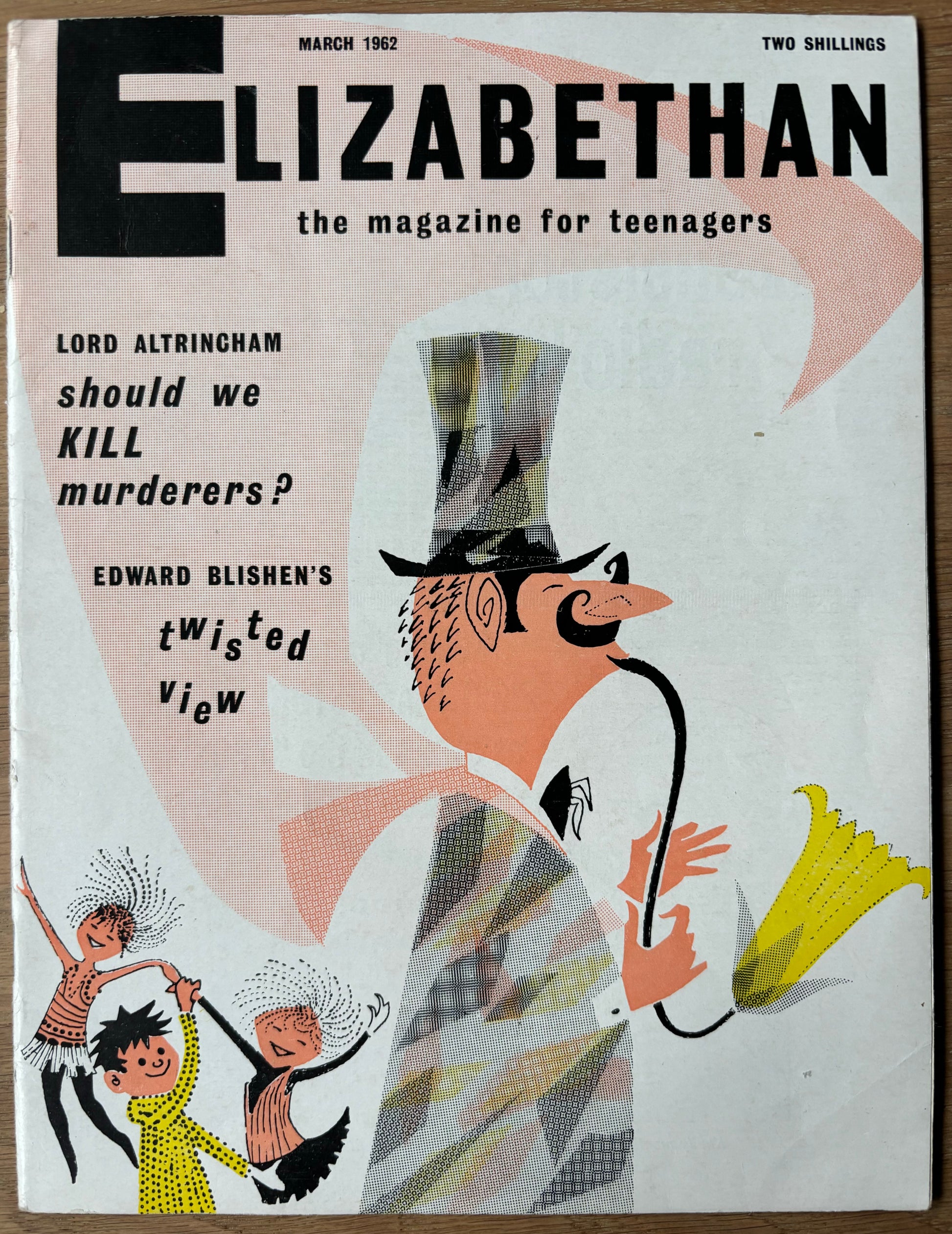 Bill Burnard ELIZABETHAN MAGAZINE March 1962 - transpontinebooks