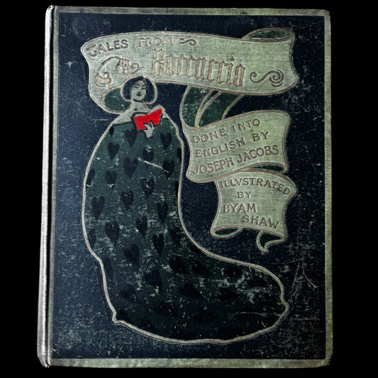 Byam Shaw TALES FROM BOCCACCIO Decameron 1899 Art Nouveau Stories PRE RAPHAELITE