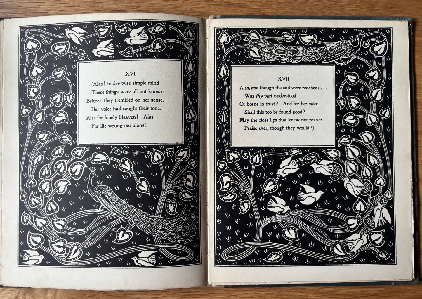 W B MacDougall THE BLESSED DAMOZEL 1909 ART NOUVEAU Poetry ROSSETTI William