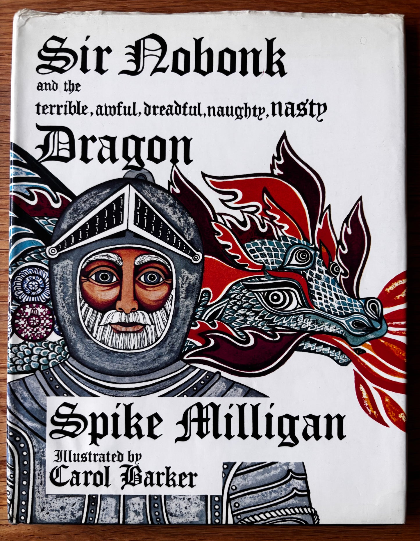 Carol Barker SIR NOBONK AND THE DRAGON 1982 1st SPIKE MILLIGAN Michael Joseph STORY
