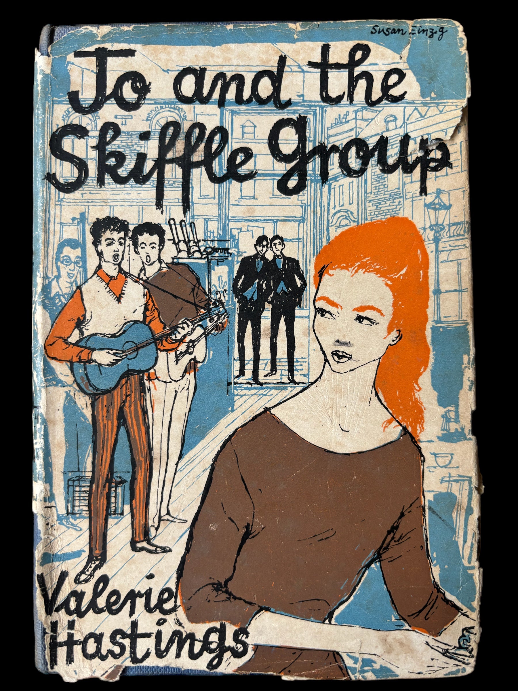 Susan Einzig JO AND THE SKIFFLE GROUP 1958 Valerie Hastings HB 1st DJ Music Band - transpontinebooks