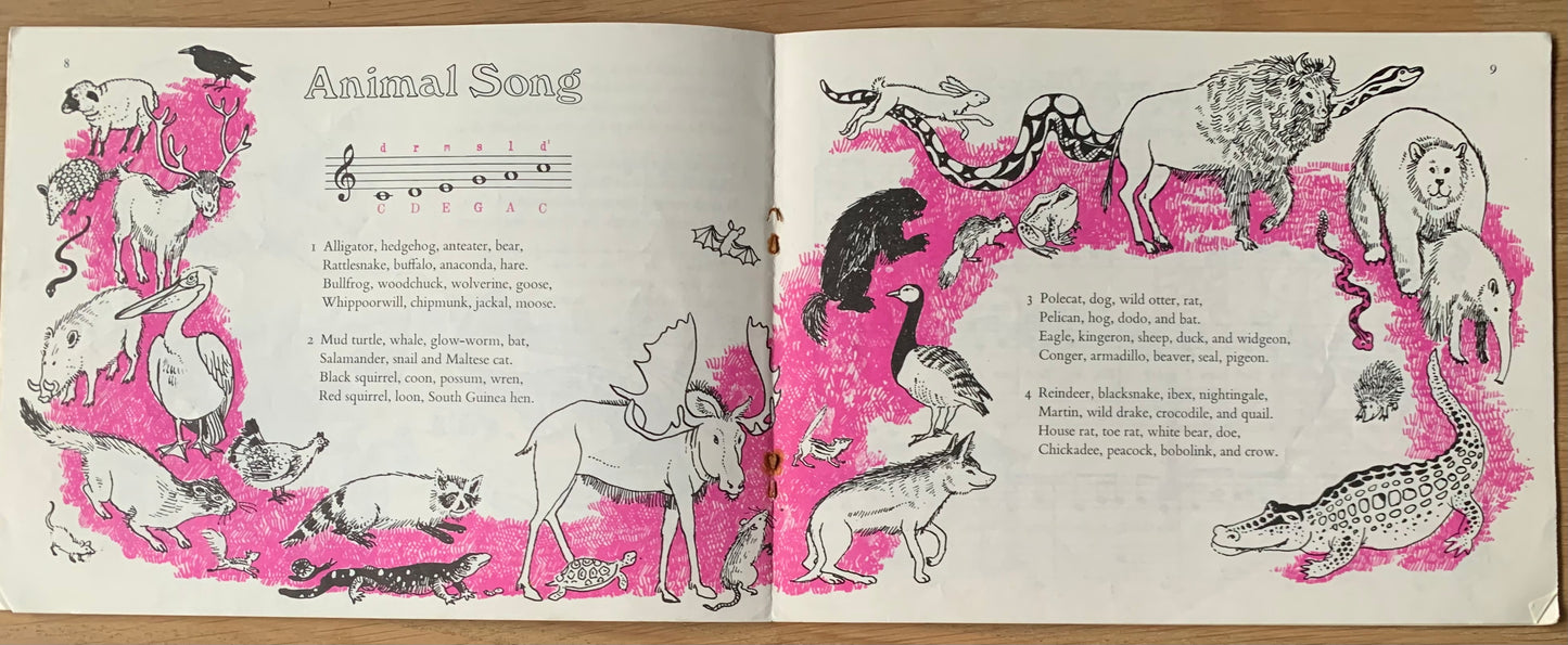 Prue Theobalds TIME AND TUNE Summer 1970 Illus Art BBC Music Book SCHOOLS SONGBOOK - transpontinebooks