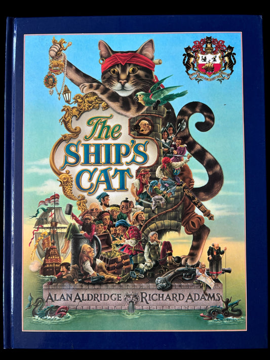 Alan Aldridge Signed drawing THE SHIP’S CAT Richard Adams HB 1st Ed 1977 Illustrated