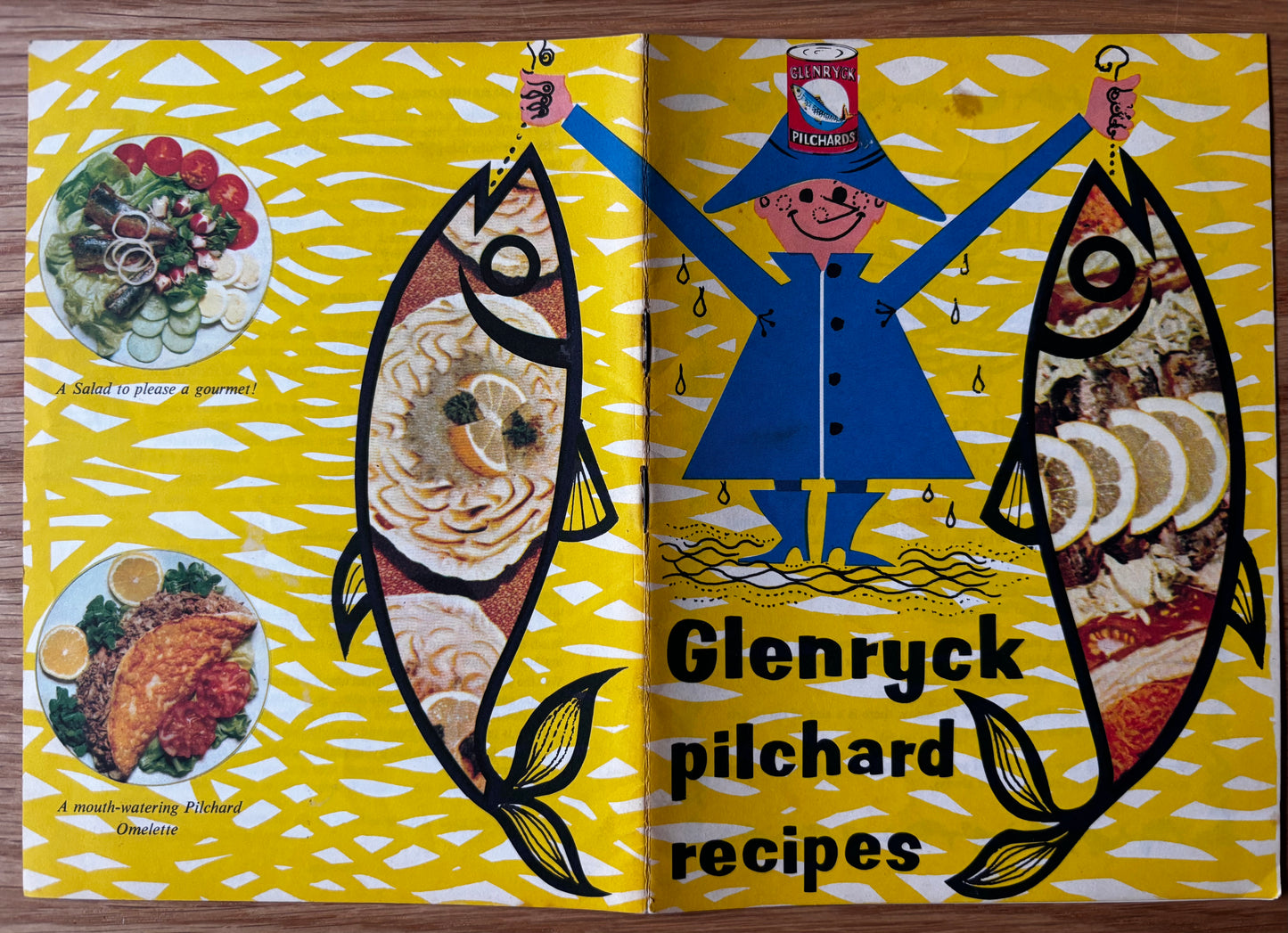 Vintage GLENRYCK PILCHARD FISH RECIPES Booklet Table Treats