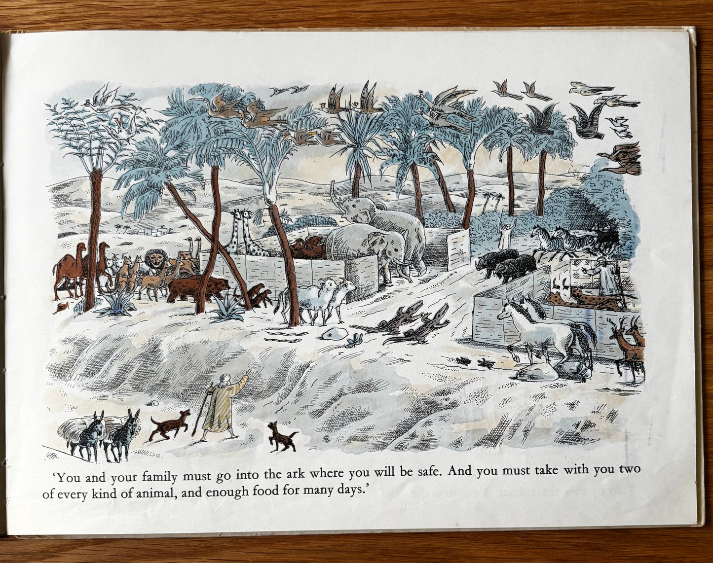 Harold Jones NOAH AND THE ARK 1961 1st Ed Kathleen Lines OXFORD UNIVERSITY PRESS