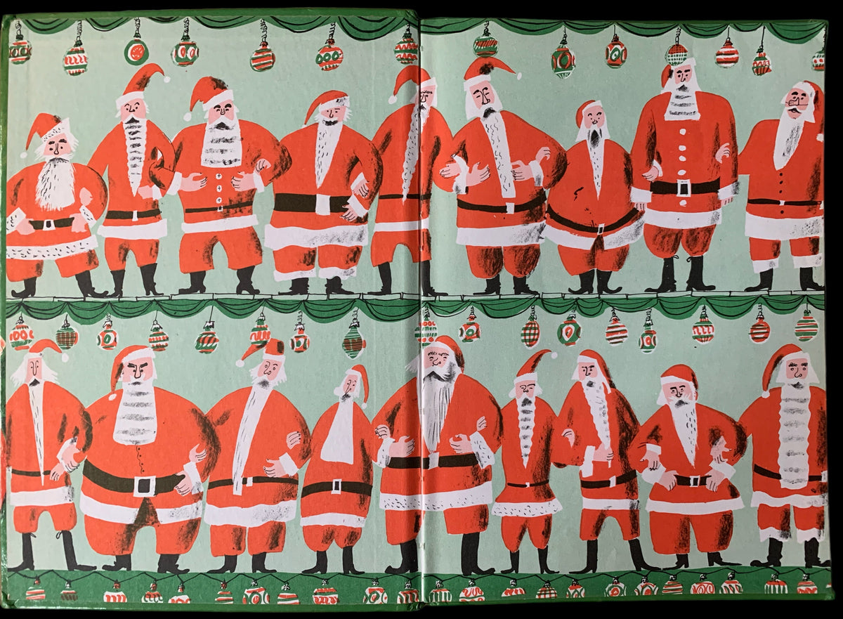 Roger Duvoisin ONE THOUSAND CHRISTMAS BEARDS 1978 2nd Imp SANTA CLAUS STORY