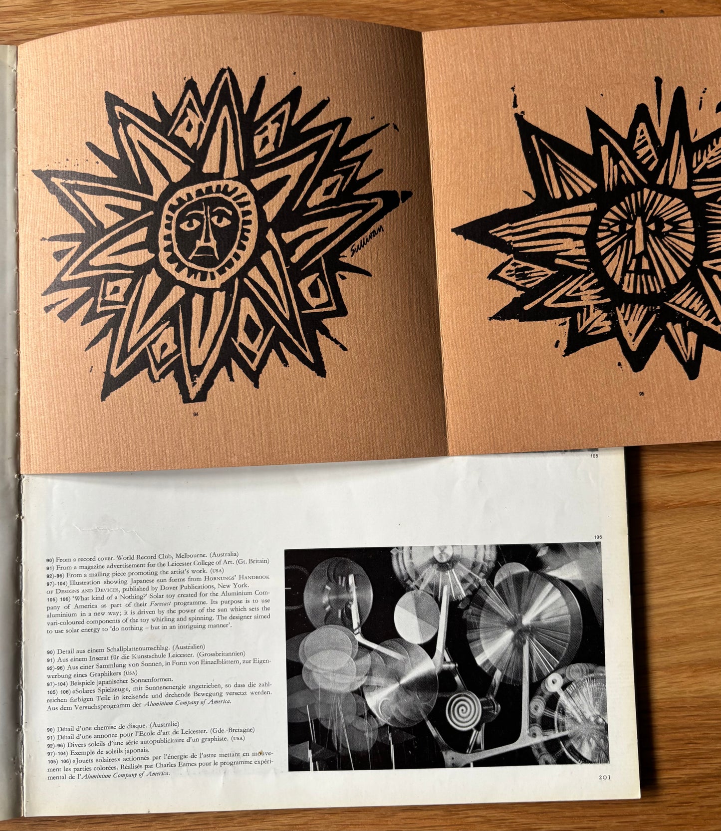 Antonio Frasconi GRAPHIS No 100 1962 MAGAZINE SUN Robert Sullivan