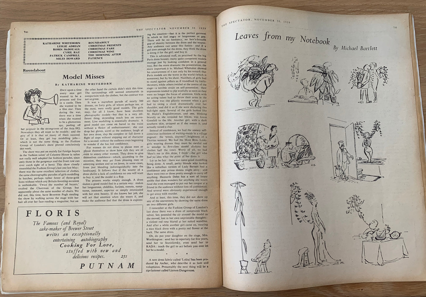 Quentin Blake CHRISTMAS THE SPECTATOR November 1959 John Betjeman Evelyn Waugh - transpontinebooks