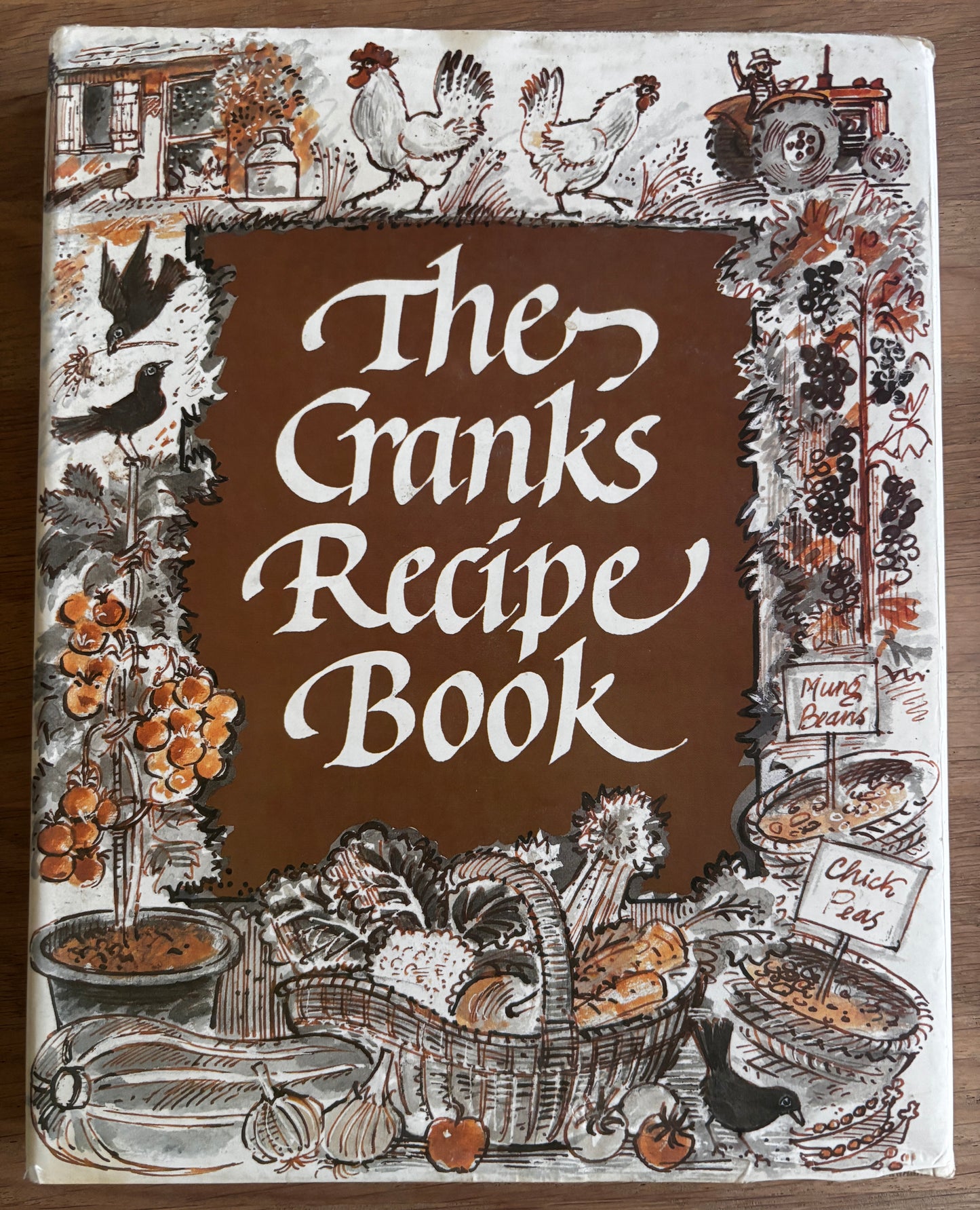 John Lawrence THE CRANKS RECIPE BOOK David Canter 1982 DJ Whole food Cookbook