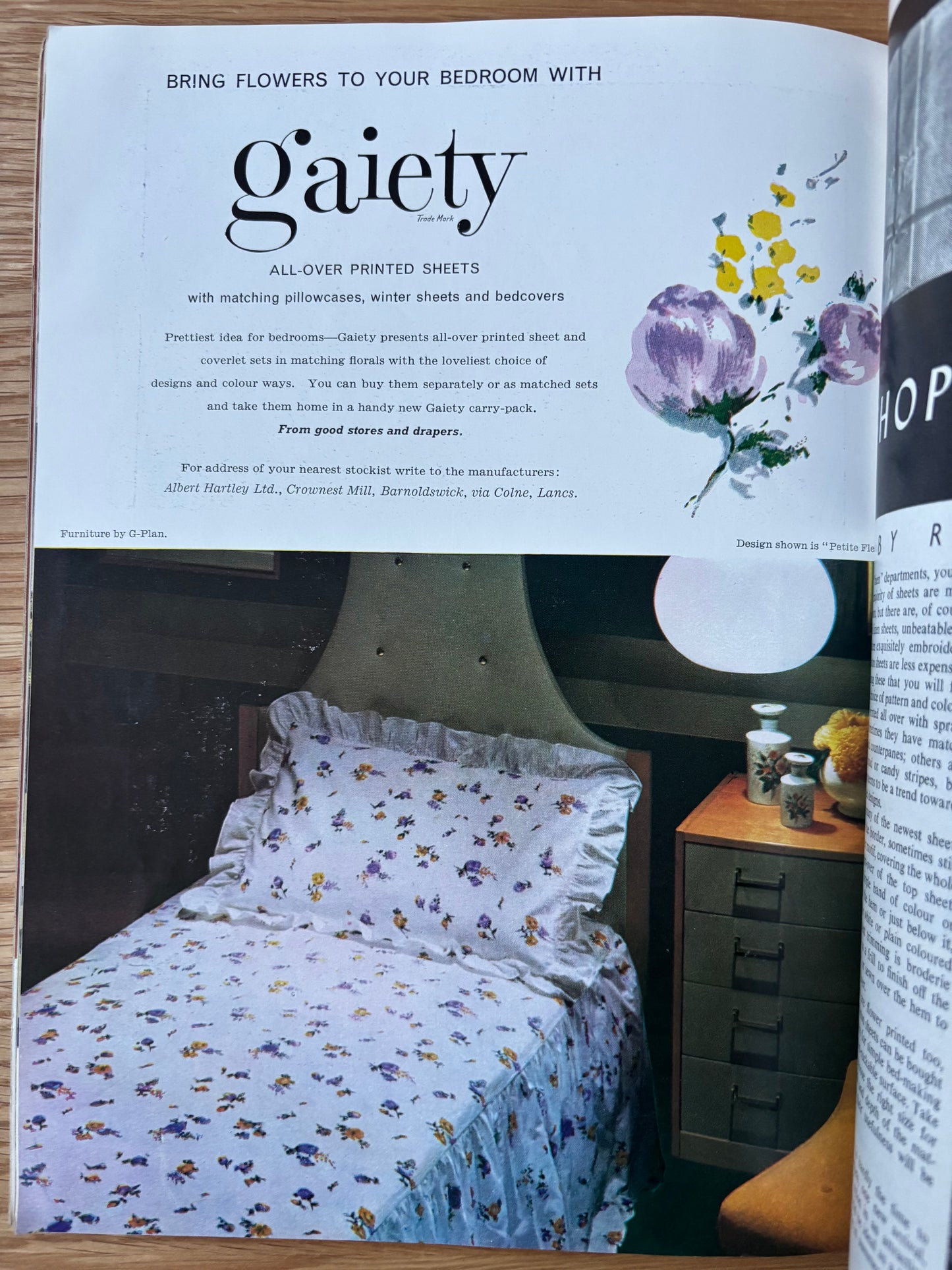 Stanley Roy Badmin HOMES AND GARDENS Magazine JULY 1962 Vintage Art S R