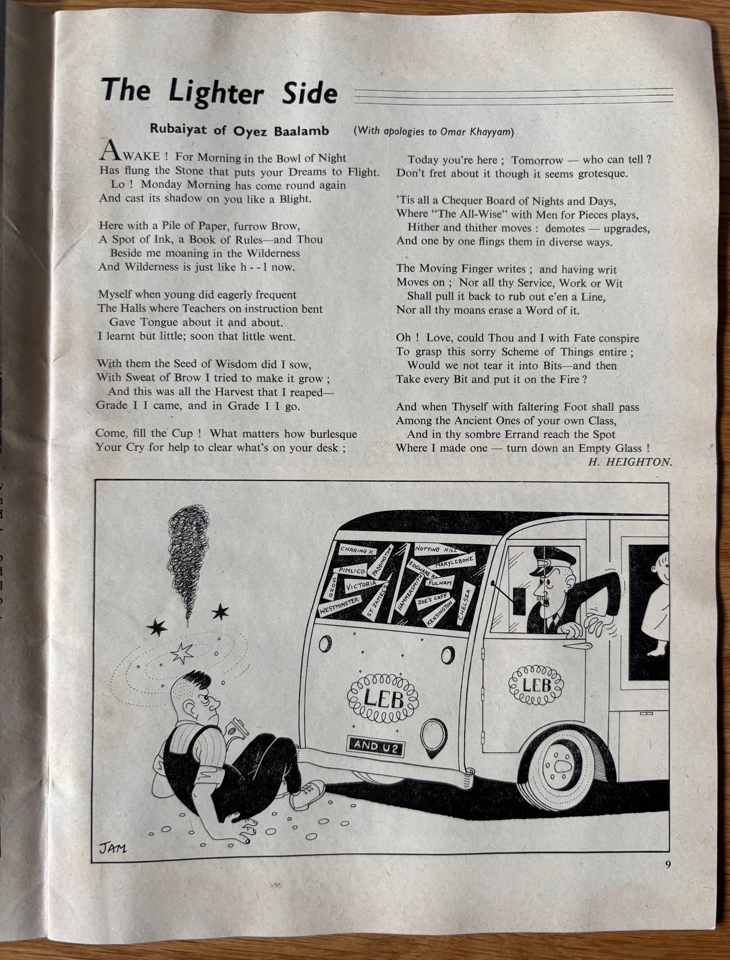 LONDON ELECTRCITY BOARD Magazine H J HEINZ 57 November 1960