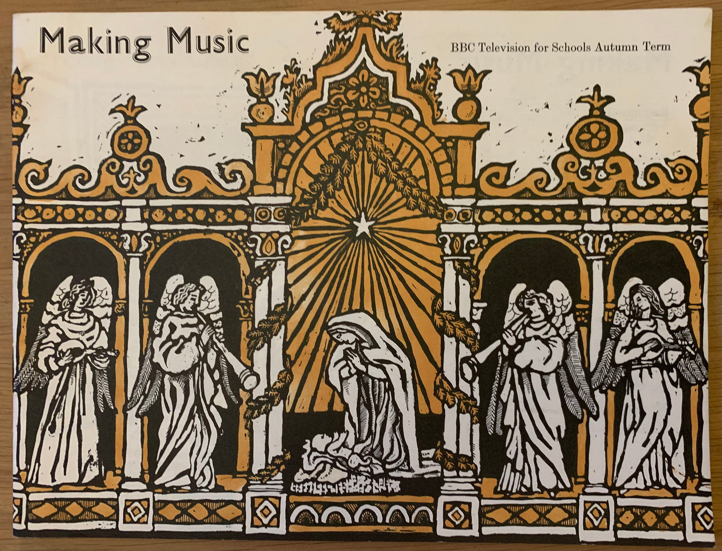 Anthony Hemingsley MAKING MUSIC 1971 BBC SCHOOLS SONG Booklet Illustrated - transpontinebooks