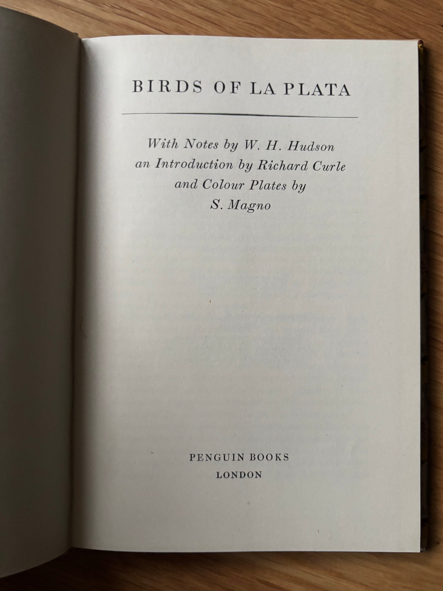 Sarah Nechamkin BIRDS OF LA PLATA King Penguin Book DJ 1952 W H Hudson