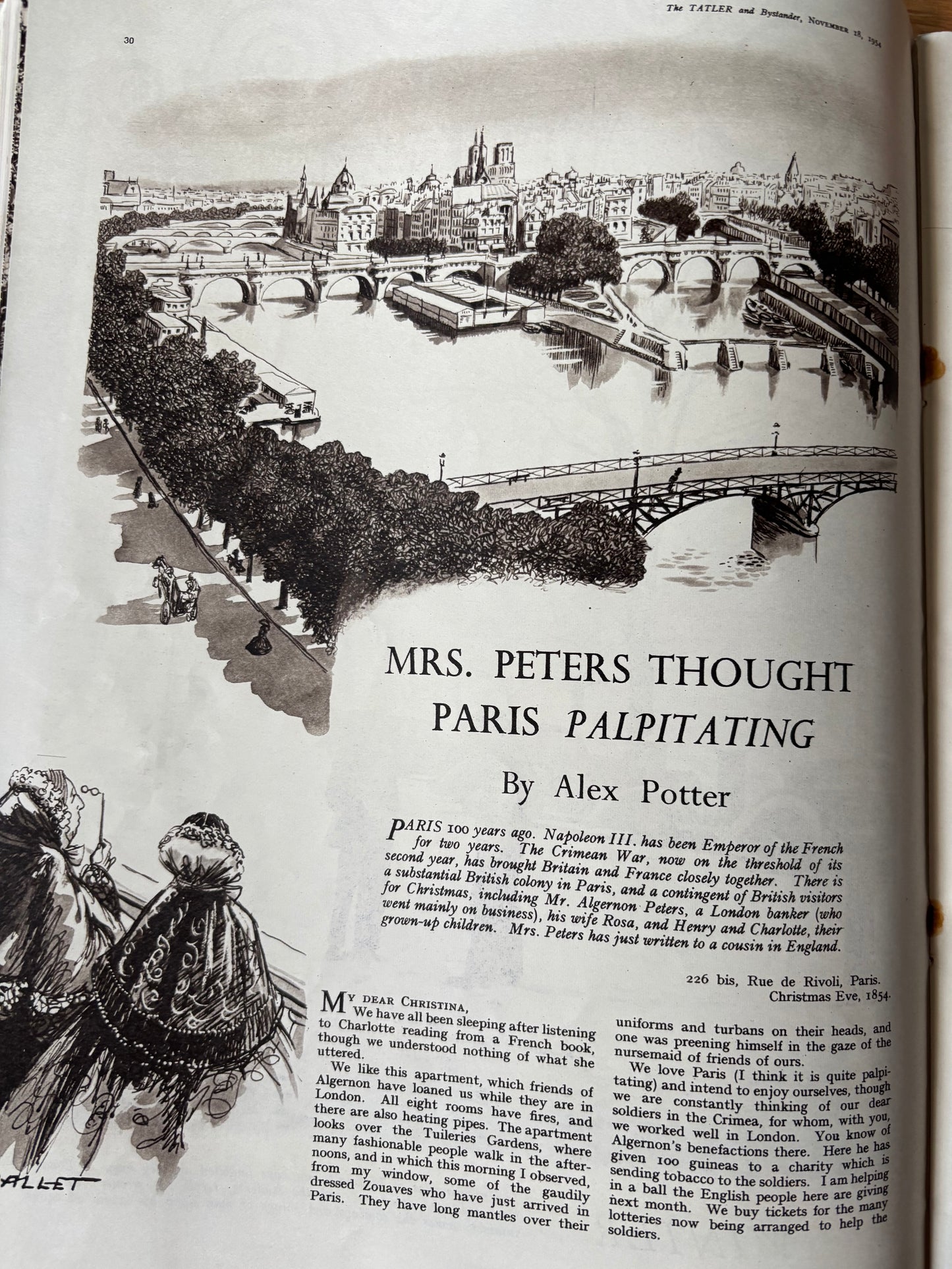 THE TATLER CHRISTMAS NUMBER November 16 1954 MAGAZINE Fred Banbury