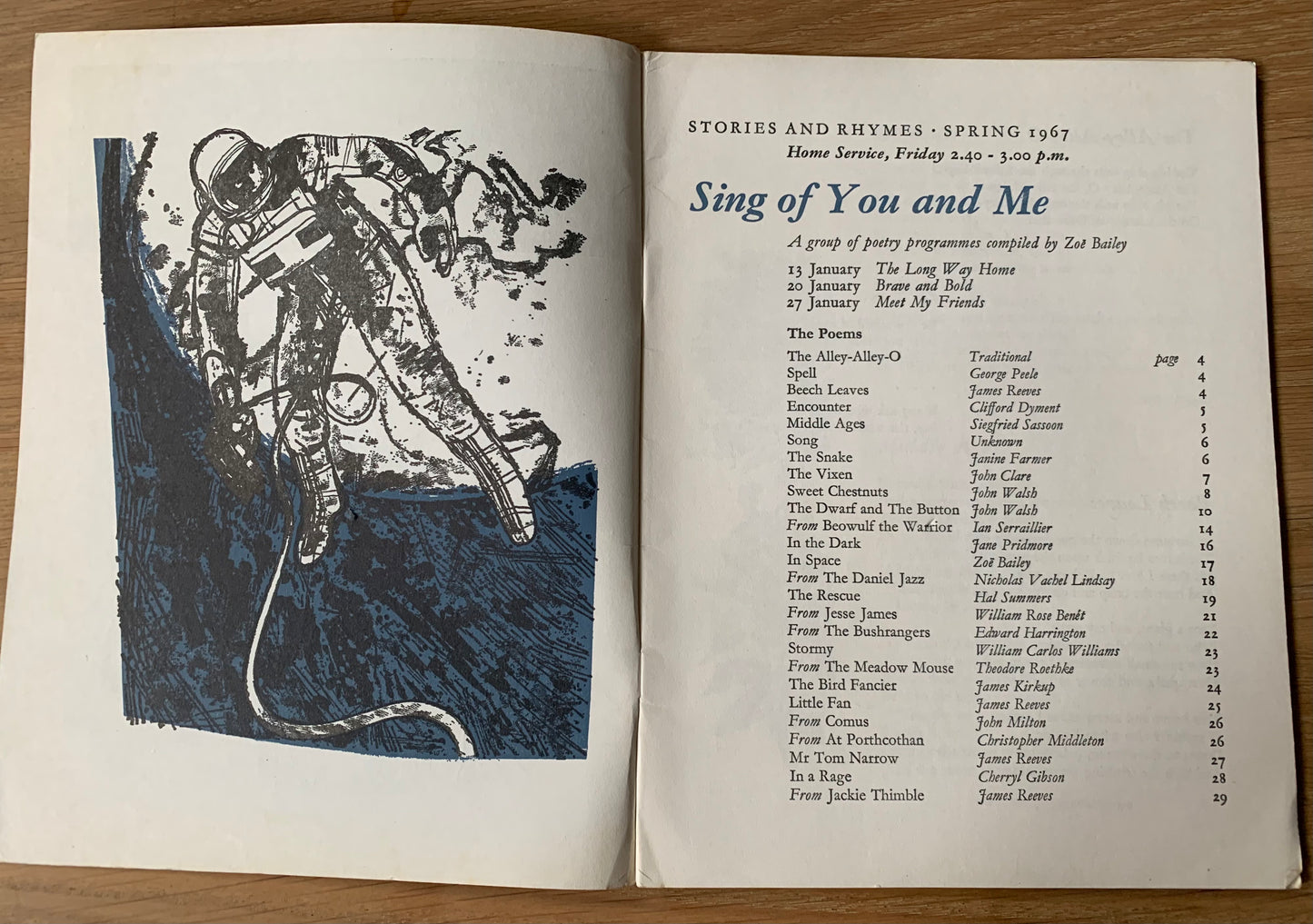 Faith Jaques SING OF YOU AND ME 1967 BBC Schools Radio BARBARA BROWN Beowulf - transpontinebooks