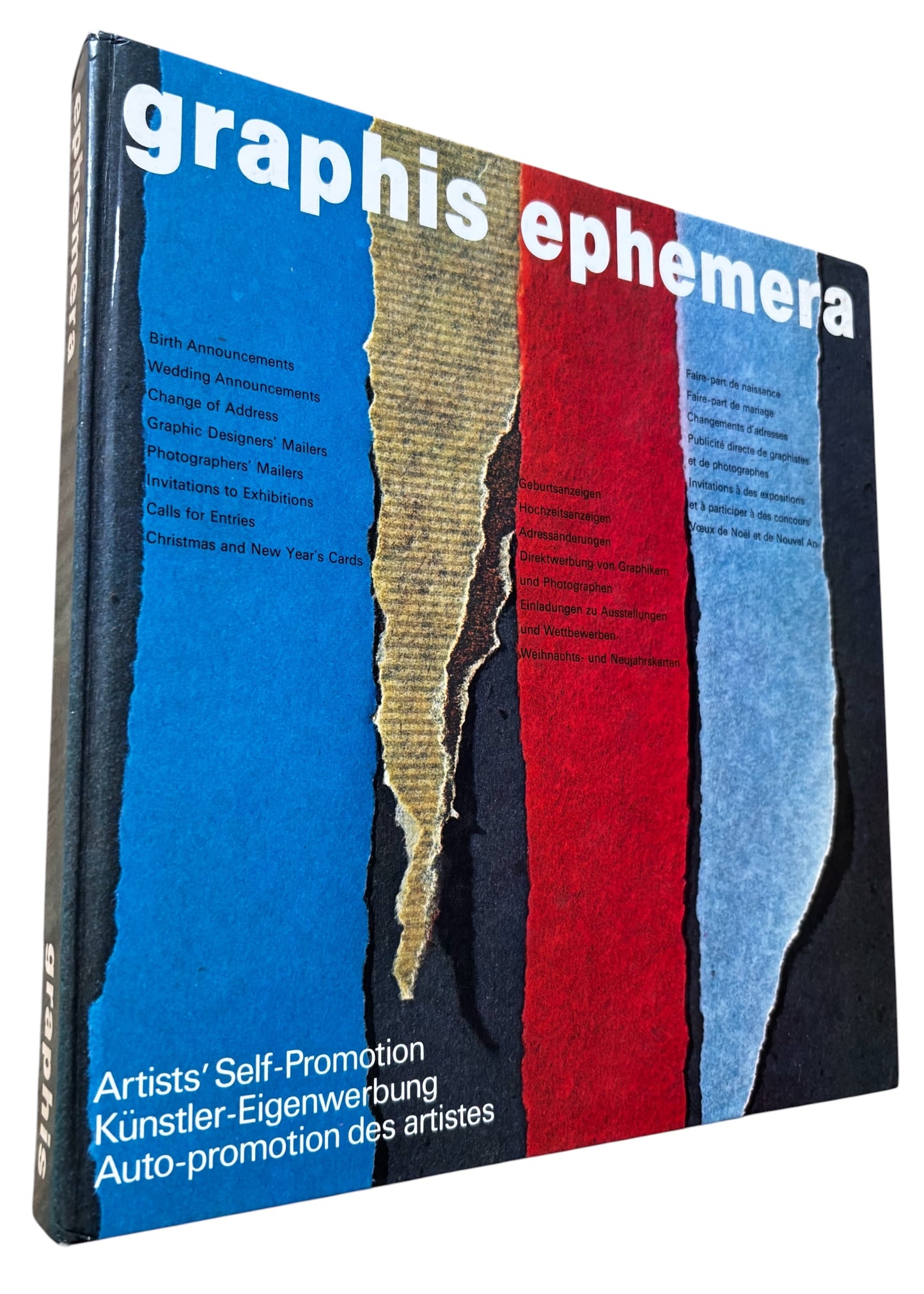 GRAPHIS EPHEMERA 1980 HB Artists Self Promotion ILLUSTRATED Card Design