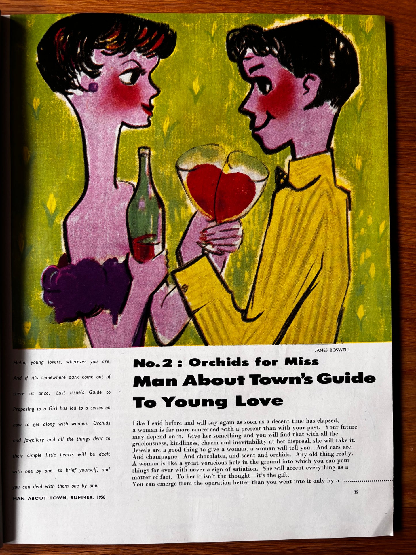 1950’s MAN ABOUT TOWN Magazine Summer 1958 Men’s Style Tailoring VINTAGE