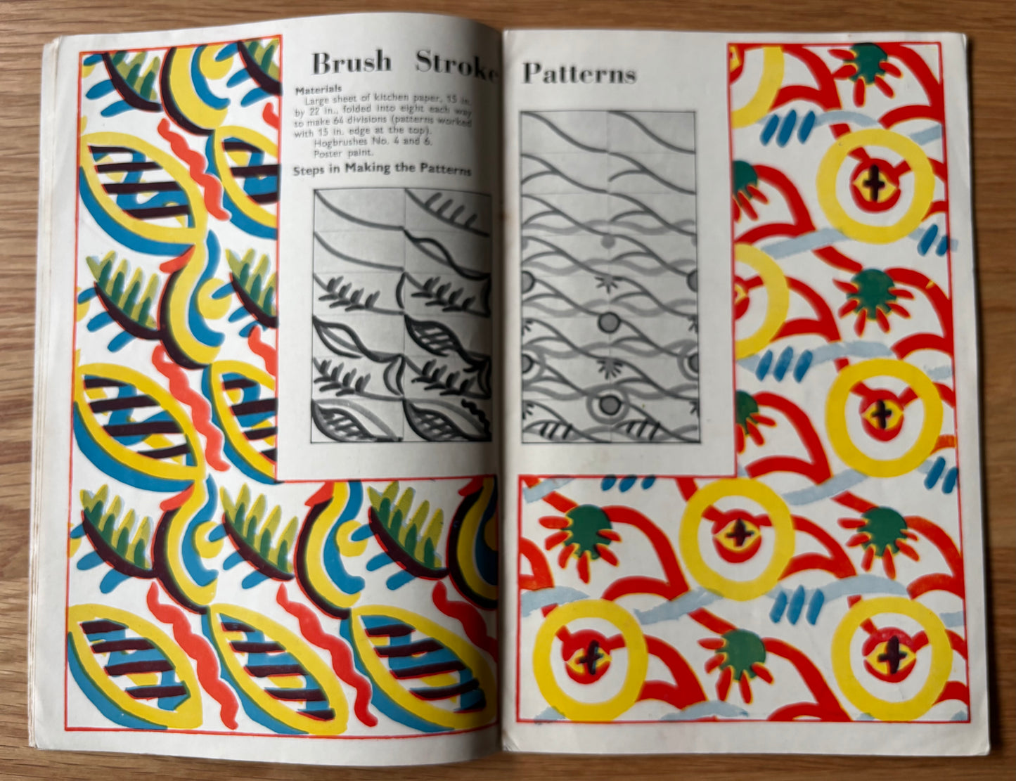 1950 ART AND CRAFT Lino Prints Paper Cuts MAGAZINE CHILD EDUCATION