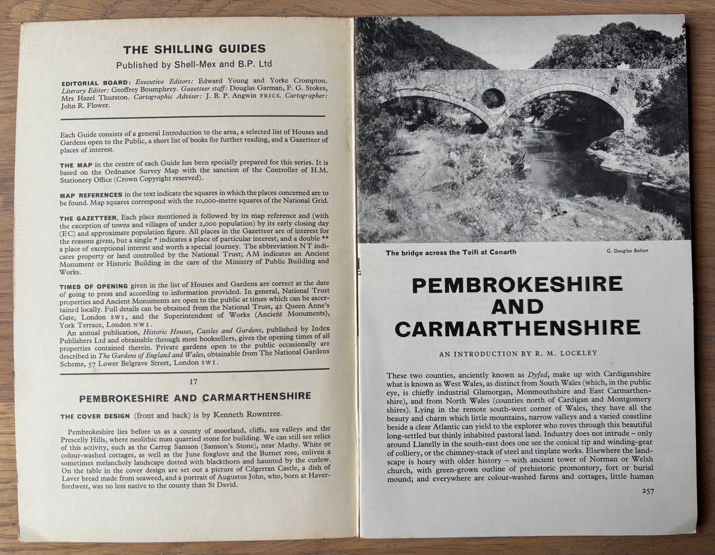Kenneth Rowntree PEMBROKESHIRE SHELL SHILLING GUIDE 1964 Illustrated Carmarthan