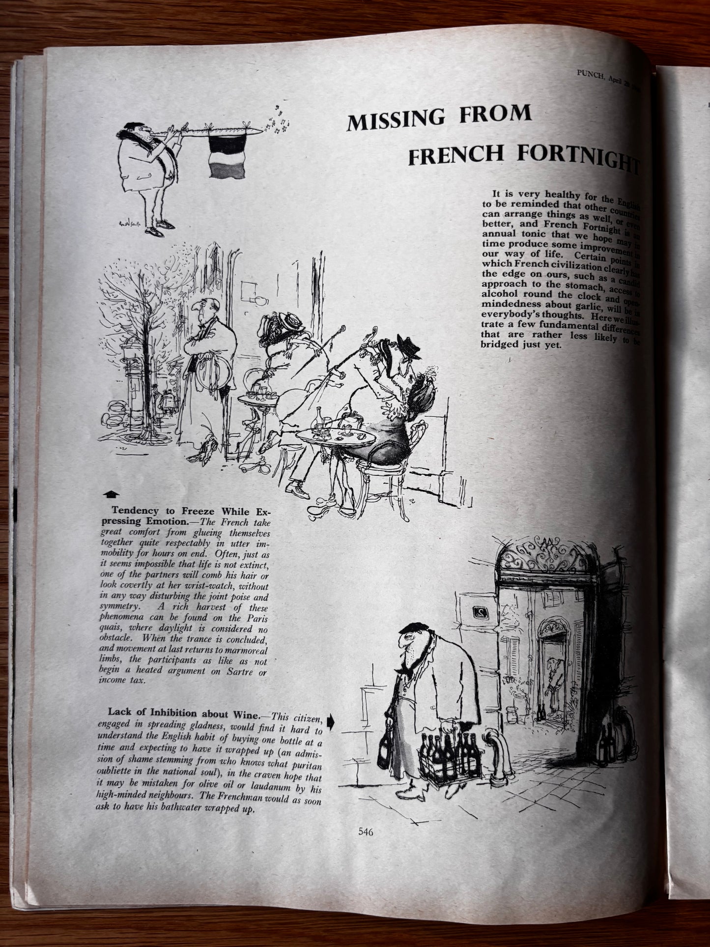 Leslie Wood PUNCH MAGAZINE April 20 1960 SHAKESPEARE RSC STRATFORD
