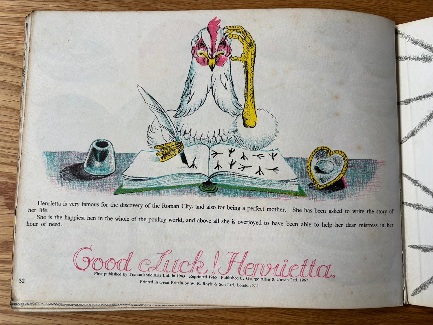 Kathleen Hale HENRIETTA THE FAITHFUL HEN HB Illustrated  HB STORY