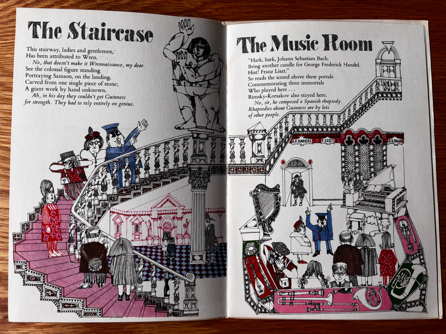 John Vernon Lord A VISIT TO BEDSYDE MANOR GUINNESS 1965 ILLUS BOOKLET
