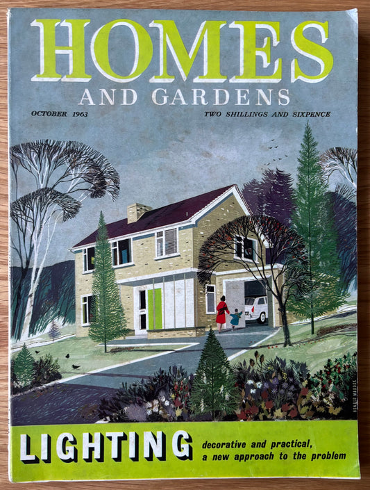 HOMES AND GARDENS Magazine October 1963 Adrian Bailey ADVERTS Charles Mozley