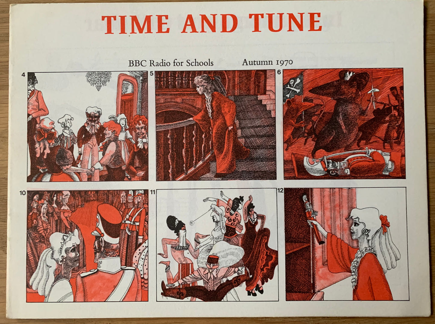 John Dyke TIME AND TUNE BBC 1970 BOOKLET Radio For Schools ART SONG BOOK - transpontinebooks