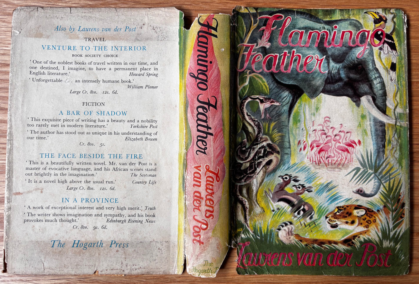 Kathleen Hale FLAMINGO FEATHER 1955 DJ 1st Laurens Van Der Post