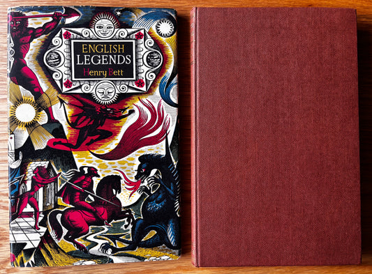 Eric Fraser ENGLISH LEGENDS 1952 Batsford Henry Bett ILLUS Myths Demons