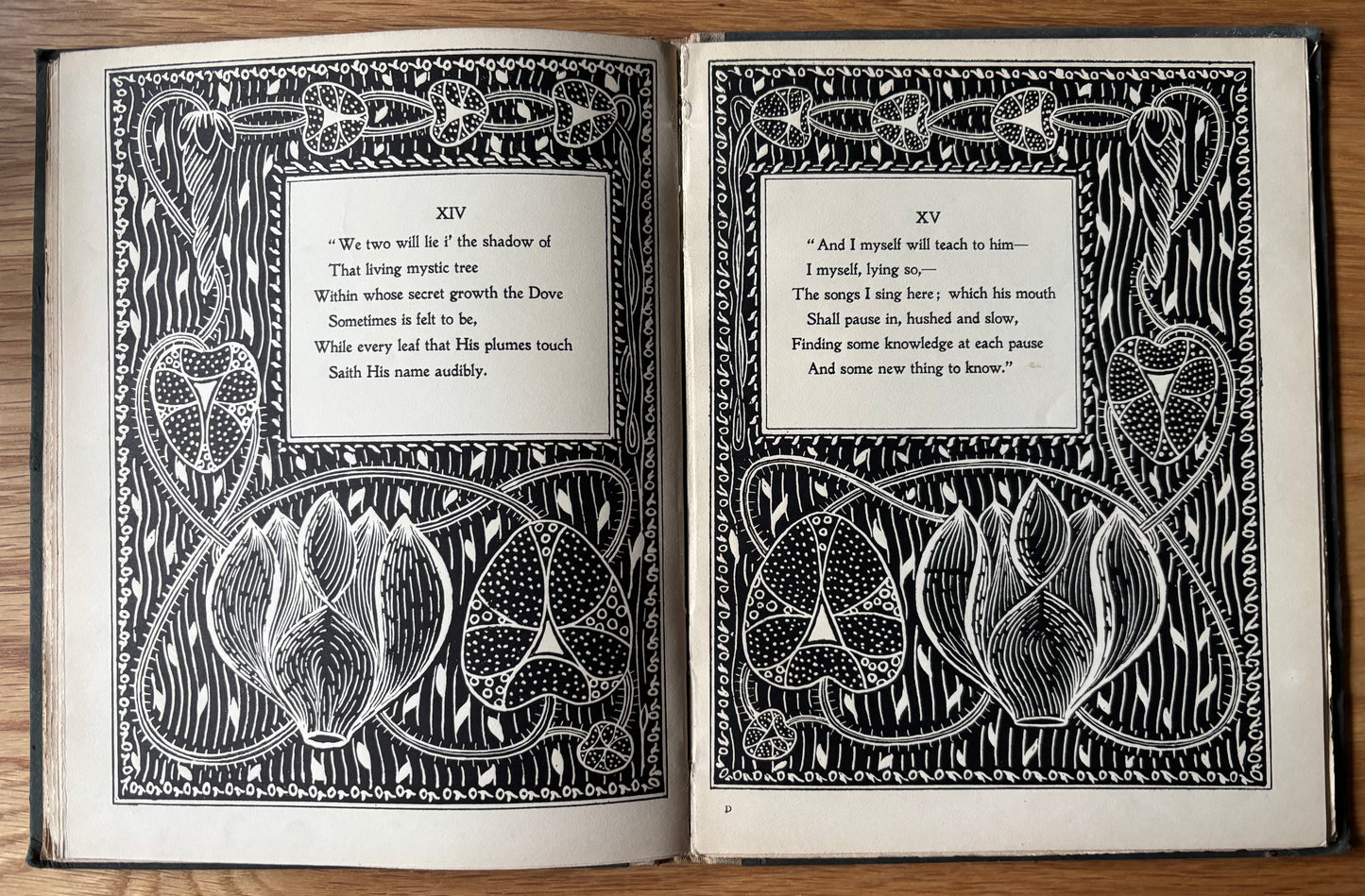 W B MacDougall THE BLESSED DAMOZEL 1909 ART NOUVEAU Poetry ROSSETTI William