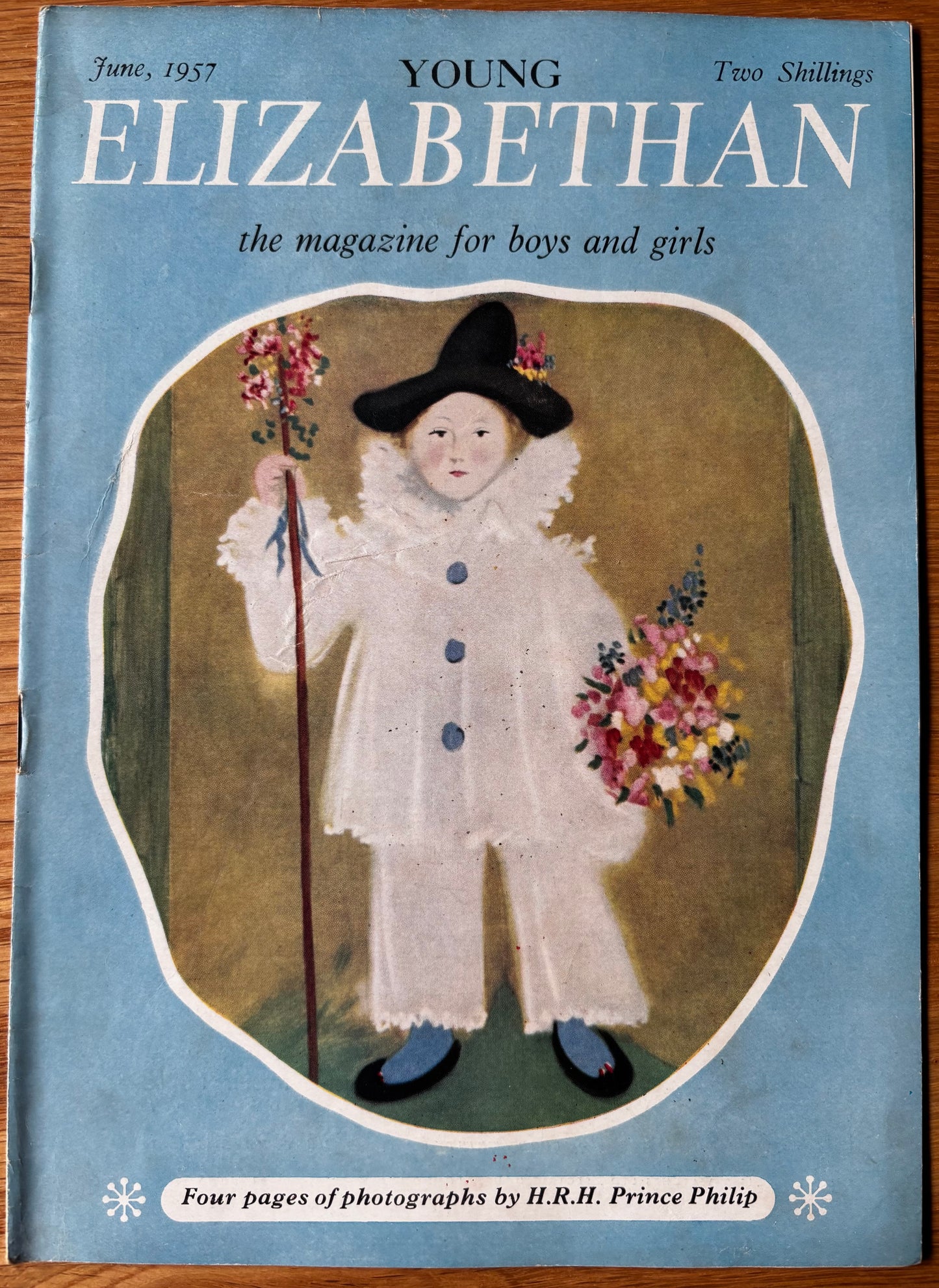 Ronald Searle YOUNG ELIZABETHAN Magazine June 1957 Picasso Molesworth