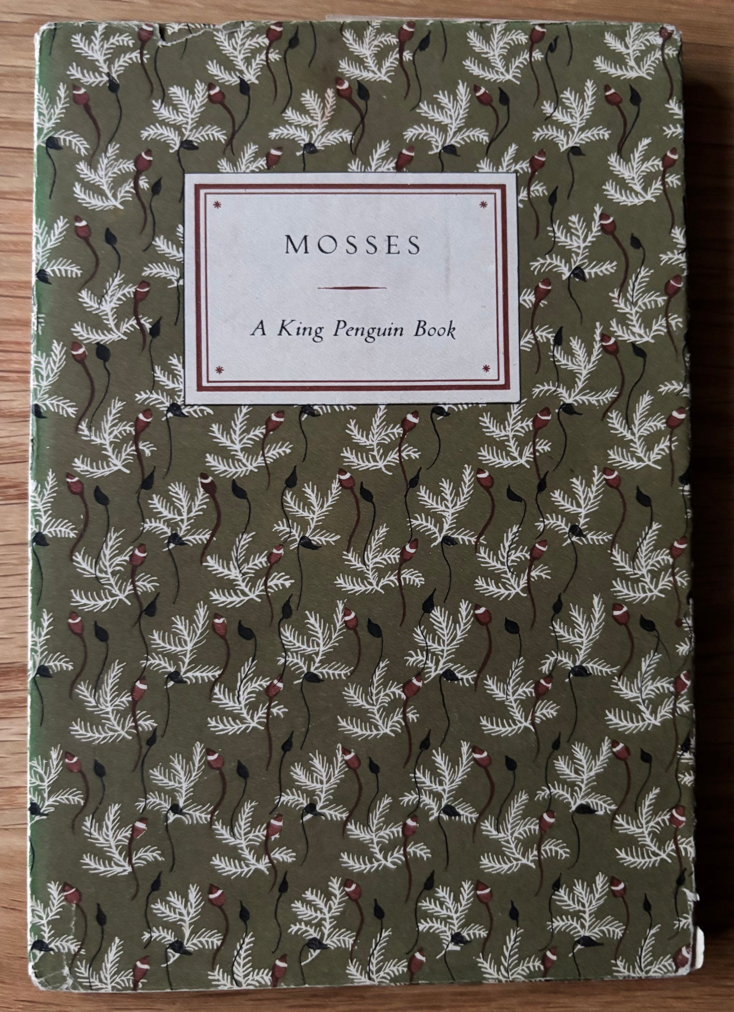 Paxton Chadwick MOSSES King Penguin Book Paul Richards 1950 DJ ILLUSTRATED