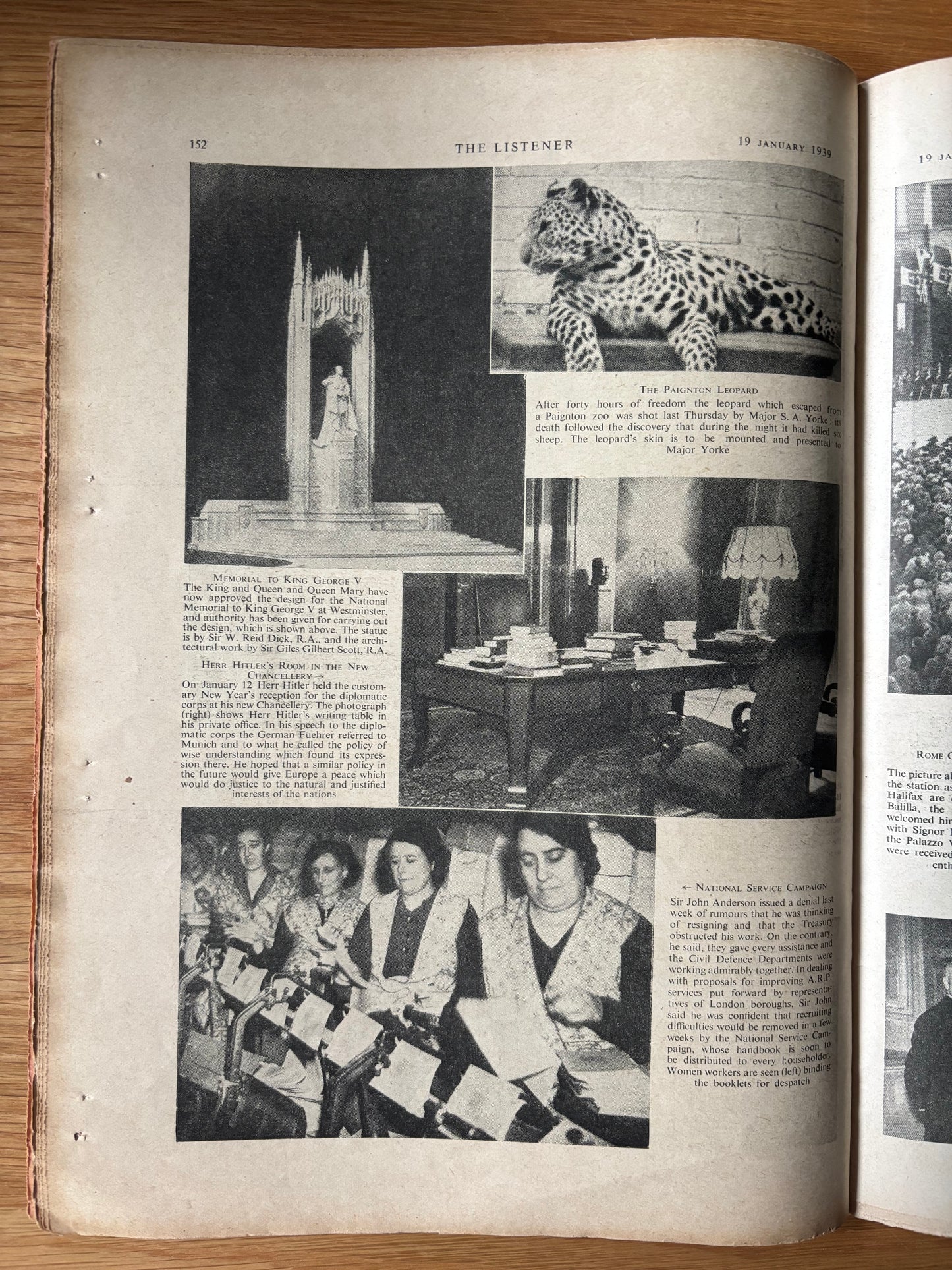Barnett Freedman BBC THE LISTENER January 1939 E M FORSTER Stephen Spender