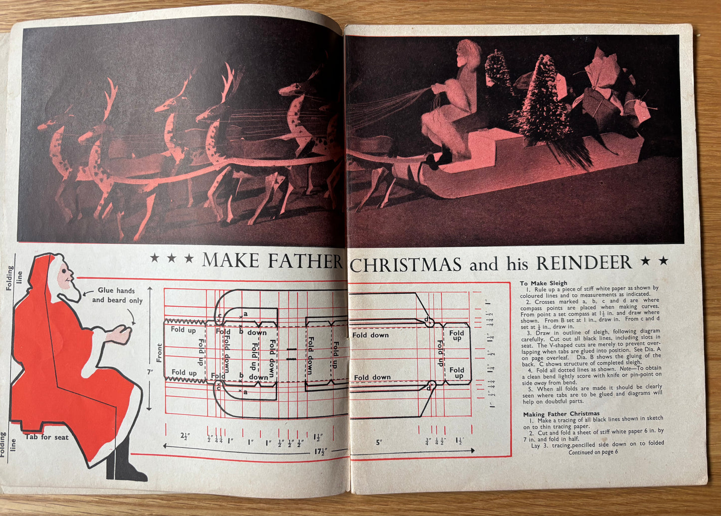 Vintage ART AND CRAFT EDUCATION MAGAZINE CHRISTMAS Nov 1953 EDUCATION