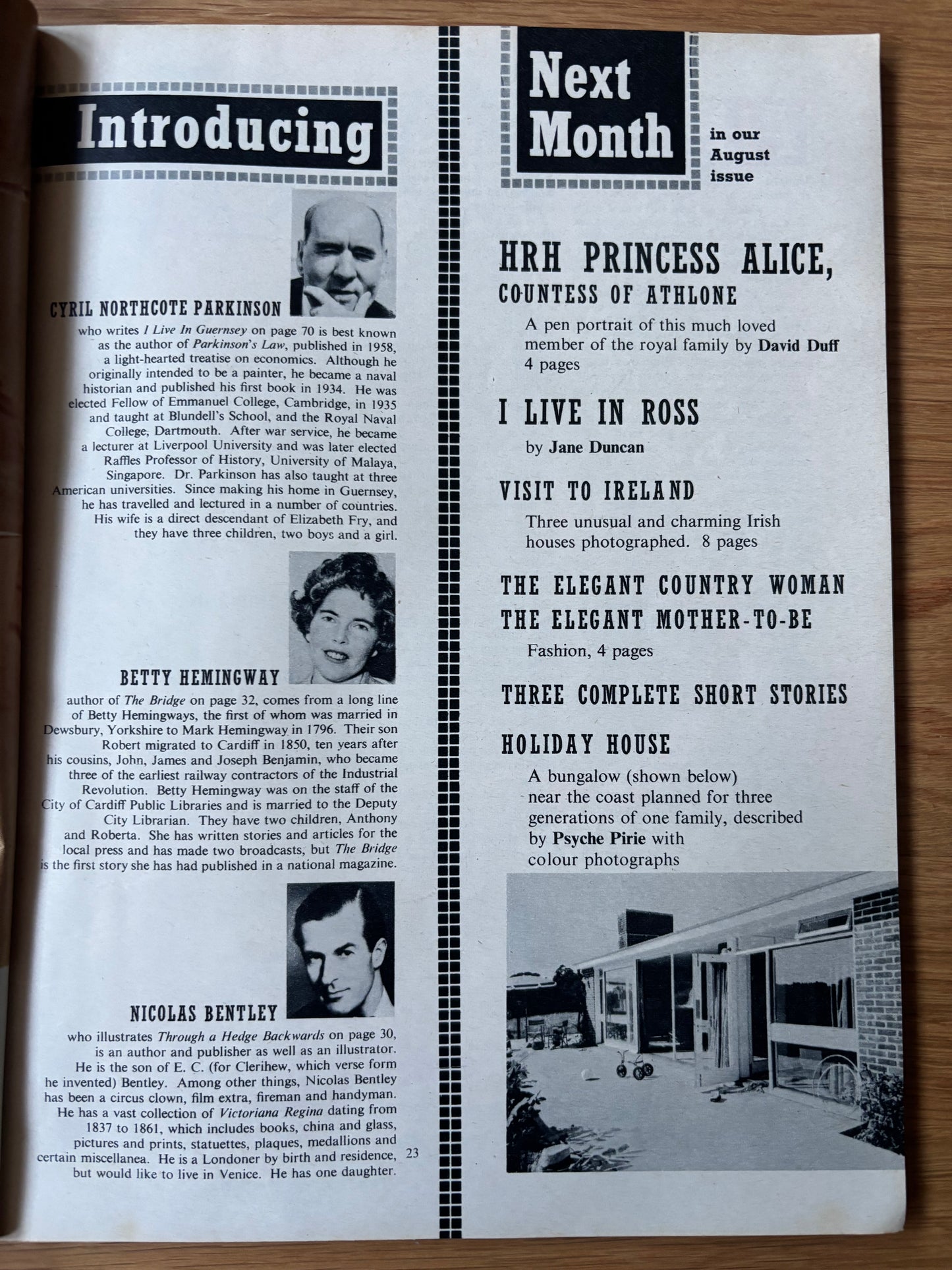 Stanley Roy Badmin HOMES AND GARDENS Magazine JULY 1962 Vintage Art S R